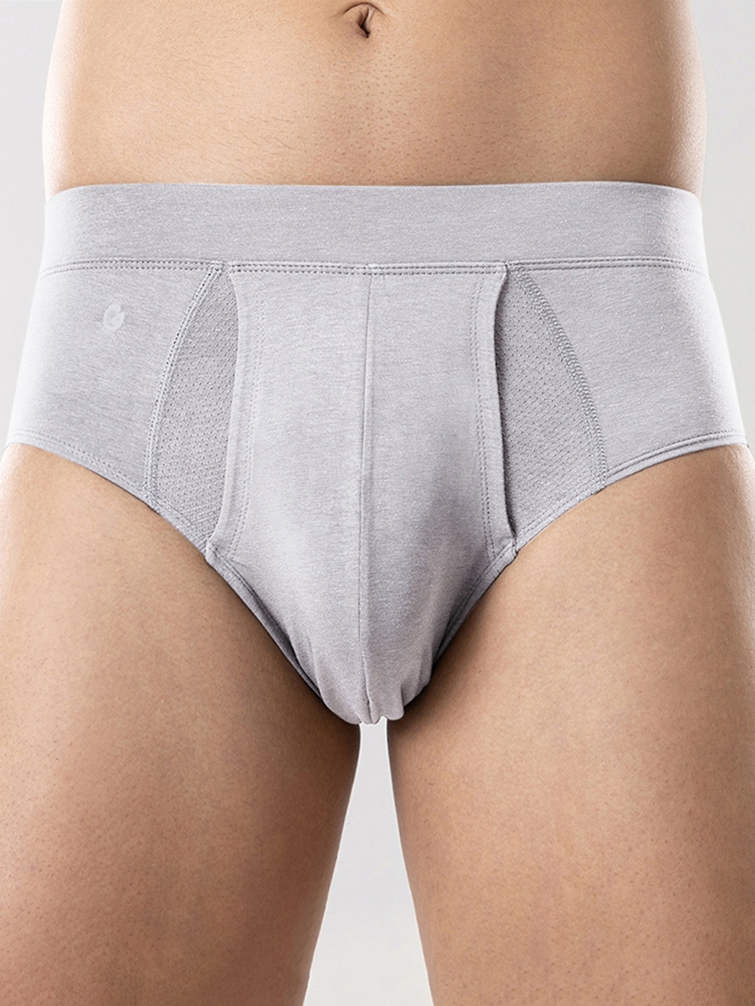 Gloot Men Anti-Odour Butter Blend Cotton Briefs with Breathable Cool Mesh Zones, Grey
Gloot Men Anti-Odour Butter Blend Cotton Briefs with Breathable Cool Mesh Zones, Grey
