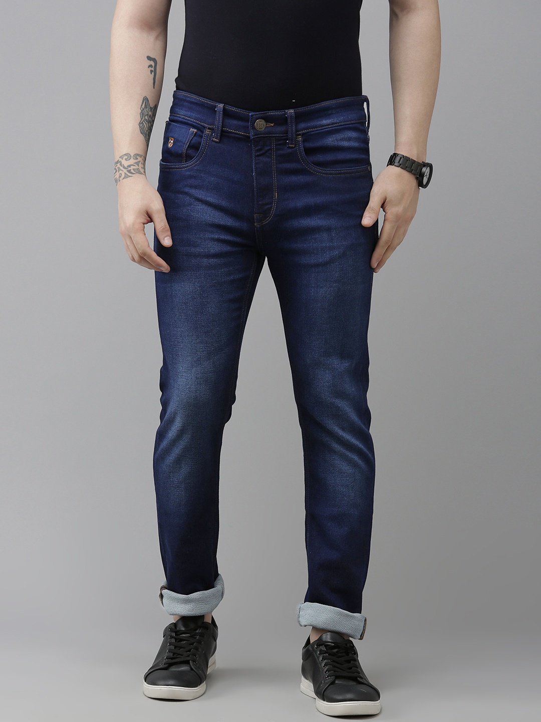 U S Polo Assn Denim Co Men Blue Regallo Skinny Fit Light Mid-Rise Fade Stretchable Jeans
U S Polo Assn Denim Co Men Blue Regallo Skinny Fit Light Mid-Rise Fade Stretchable Jeans
