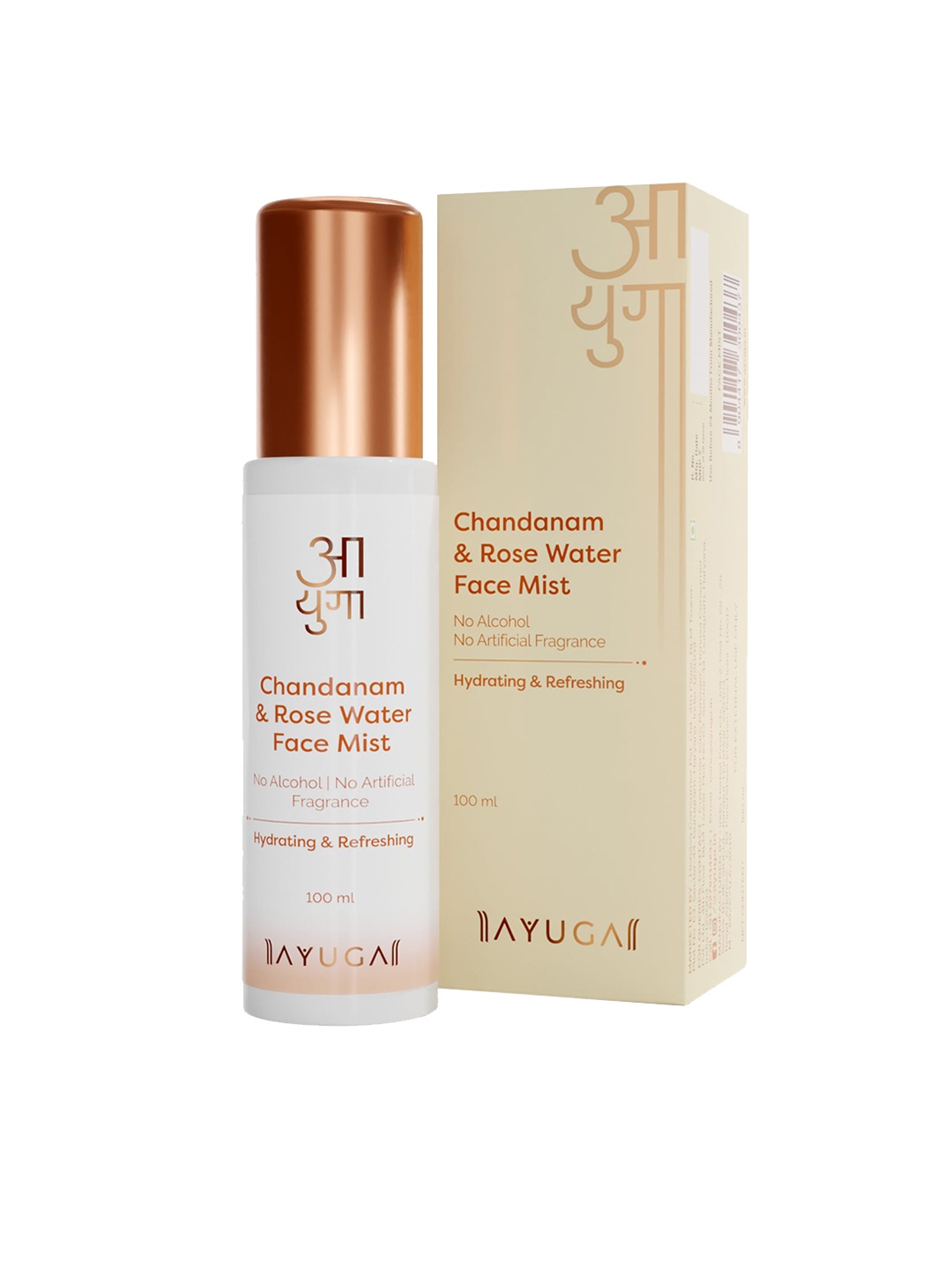 Ayuga Chandanam & Rose Water Hydrating & Refreshing Toner - 100 ml, Transparent
Ayuga Chandanam & Rose Water Hydrating & Refreshing Toner - 100 ml, Transparent