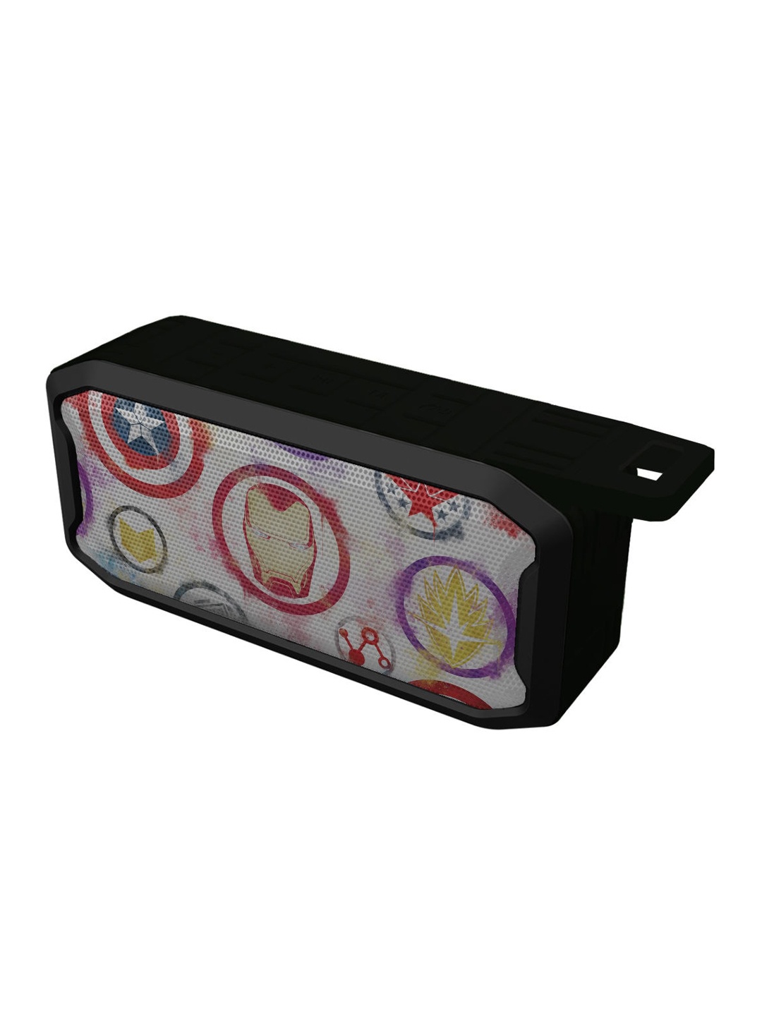 Roadster Black & White Avengers Icons Graffiti Printed 5W Wireless Melody Bluetooth Speaker
Roadster Black & White Avengers Icons Graffiti Printed 5W Wireless Melody Bluetooth Speaker