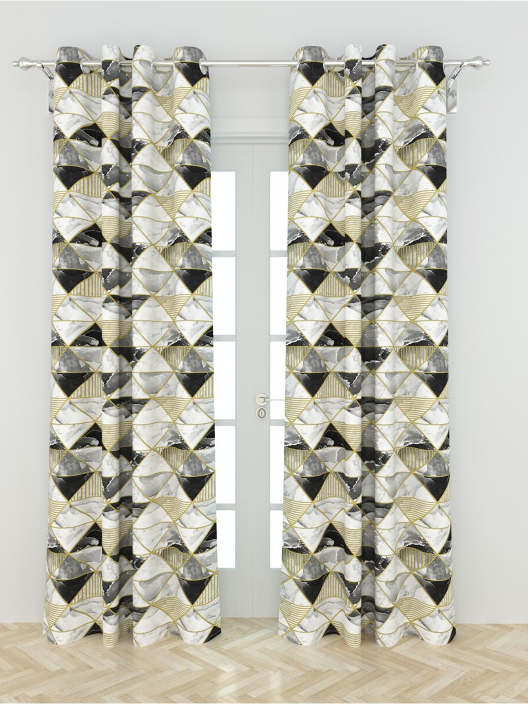 Home Centre Adults Yellow, White, Black Set of 2 Geometric Marble Printed Door Curtain
Home Centre Adults Yellow, White, Black Set of 2 Geometric Marble Printed Door Curtain