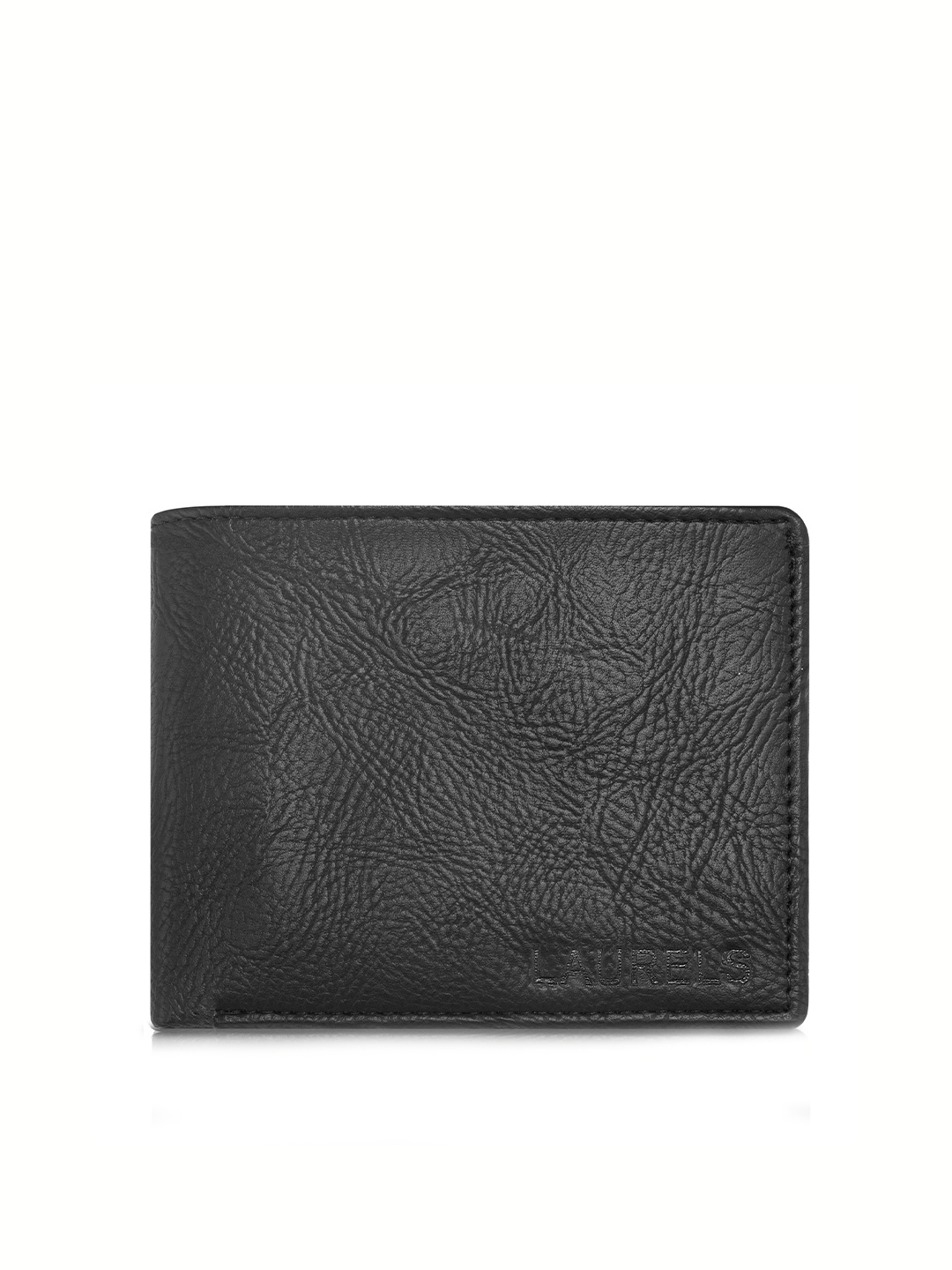 Walrus Men Black Two Fold Wallet with SIM Card Holder