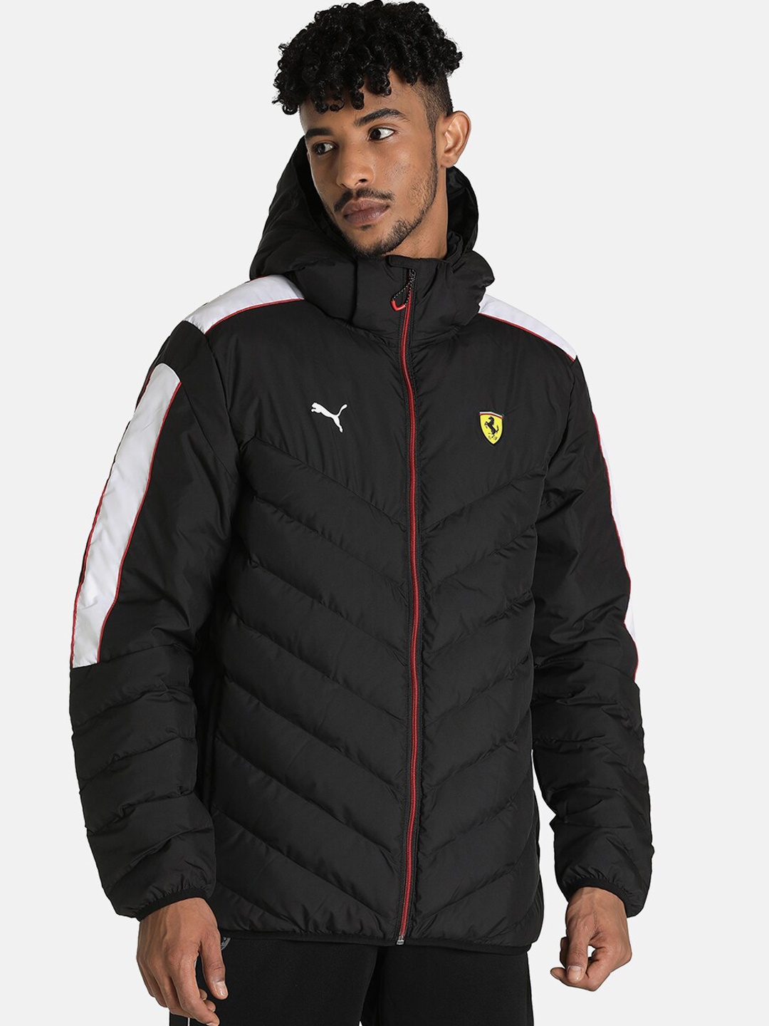 PUMA Motorsport Men Black Ferrari Race MT7 Ecolit Regular Fit Motorsports Jacket
PUMA Motorsport Men Black Ferrari Race MT7 Ecolit Regular Fit Motorsports Jacket