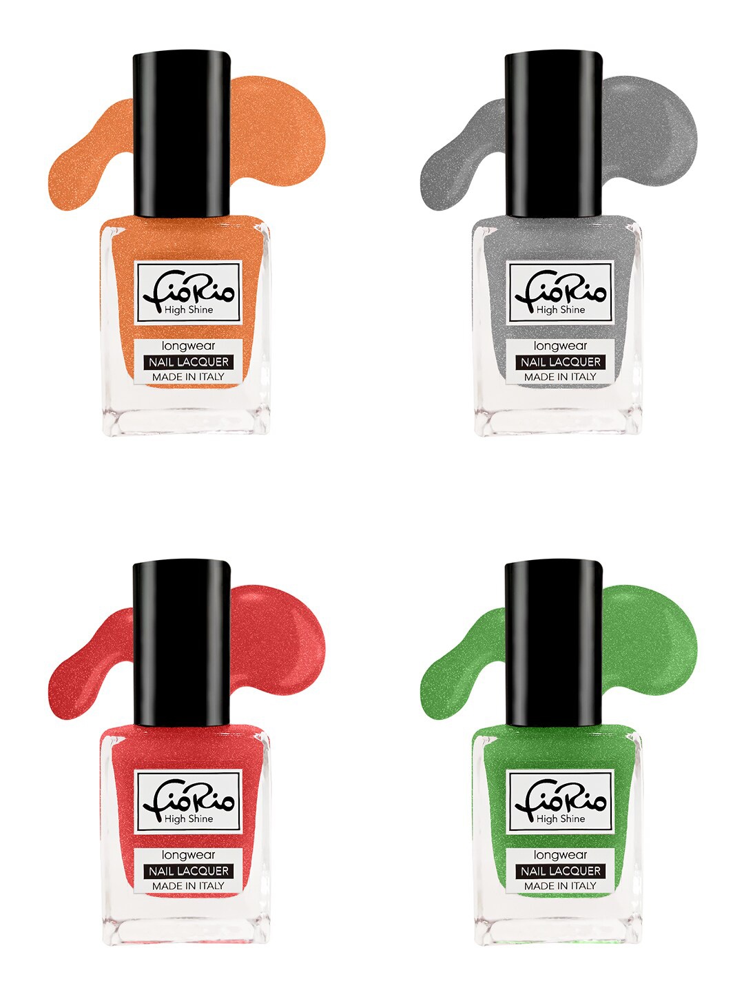 Fiorio Set of 4 High Shine Longwear Nail Lacquer 11ml each - Shades 41+42+43+44, Multi
Fiorio Set of 4 High Shine Longwear Nail Lacquer 11ml each - Shades 41+42+43+44, Multi