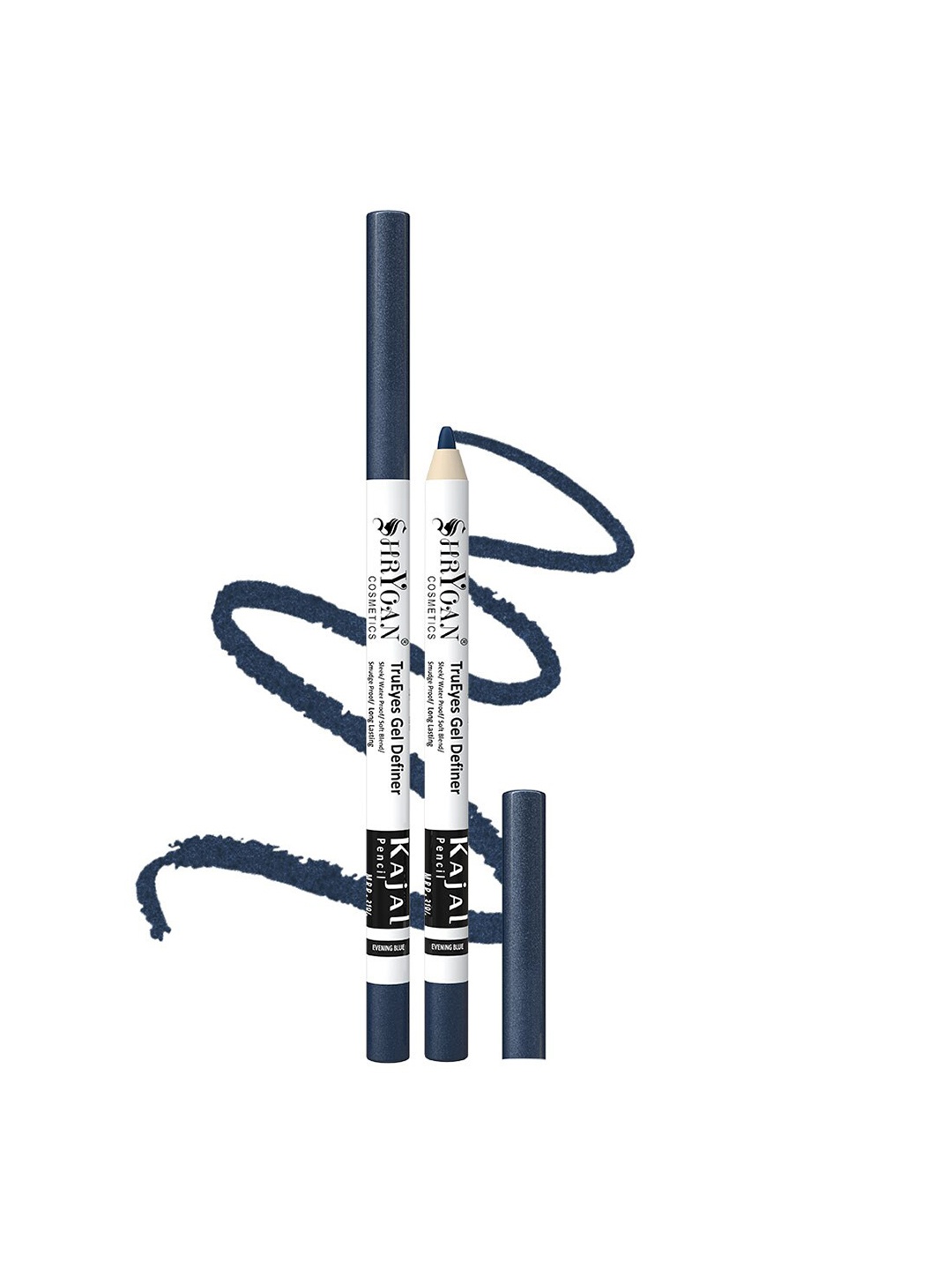 SHRYOAN SecretEyes Gel Waterline Long Lasting Kajal Pencil 1.2 g - Evening Blue, Navy blue
SHRYOAN SecretEyes Gel Waterline Long Lasting Kajal Pencil 1.2 g - Evening Blue, Navy blue