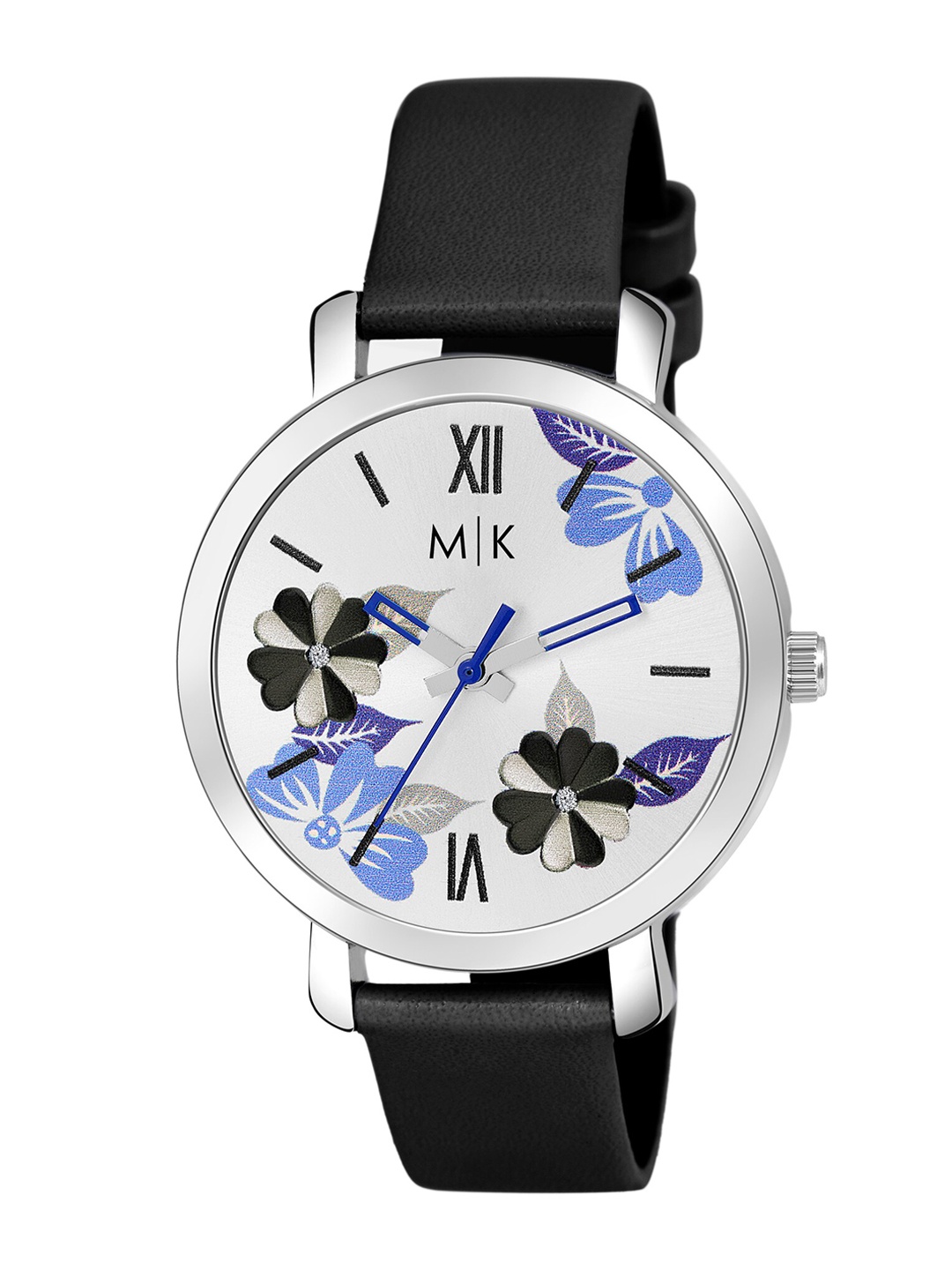 MORRIS KLEIN Women White Printed Dial & Black Leather Straps Analogue Watch MK-4014
MORRIS KLEIN Women White Printed Dial & Black Leather Straps Analogue Watch MK-4014