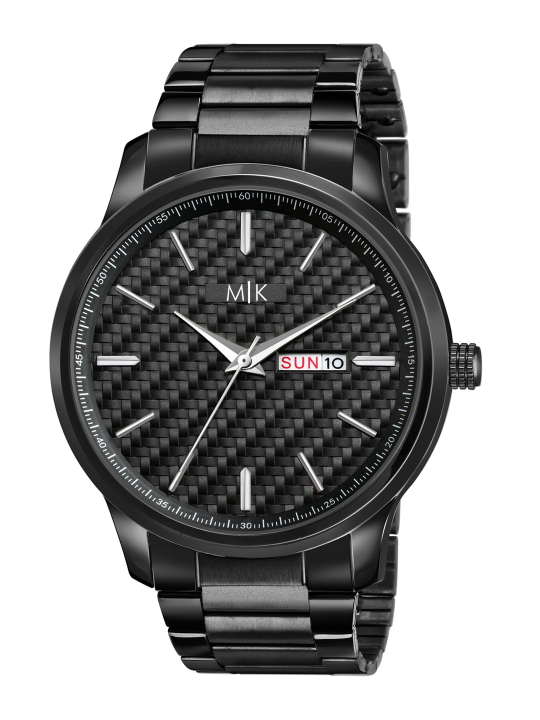 MORRIS KLEIN Men Black Dial & Black Stainless Steel Bracelet Style Straps Analogue Multi Function Watch
MORRIS KLEIN Men Black Dial & Black Stainless Steel Bracelet Style Straps Analogue Multi Function Watch