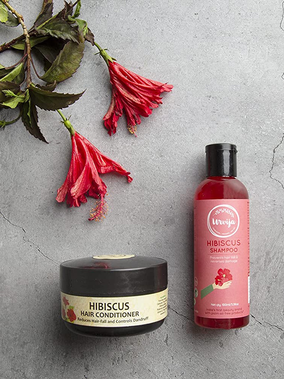 Urvija Set Of 2 Hibiscus Hairfall Control & Anti Dandruff Shampoo & conditioner 200ml, Red
Urvija Set Of 2 Hibiscus Hairfall Control & Anti Dandruff Shampoo & conditioner 200ml, Red