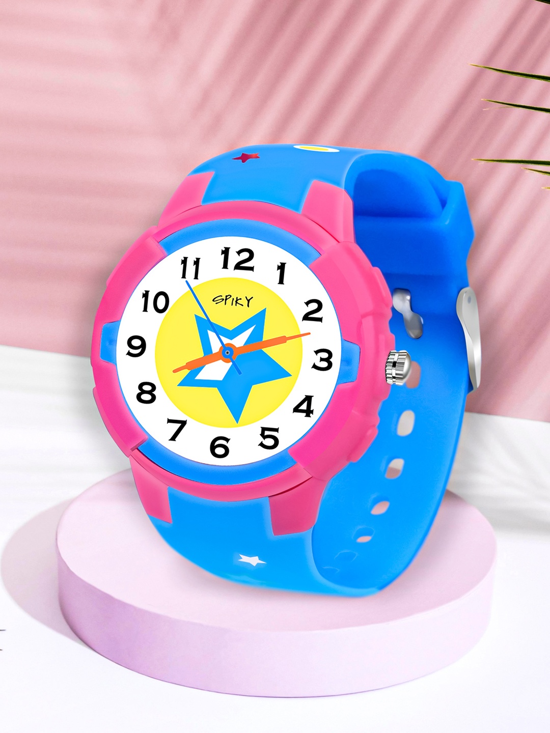Spiky Unisex Kids Yellow Printed Dial & Blue Straps Analogue Multi Function Watch, White
Spiky Unisex Kids Yellow Printed Dial & Blue Straps Analogue Multi Function Watch, White