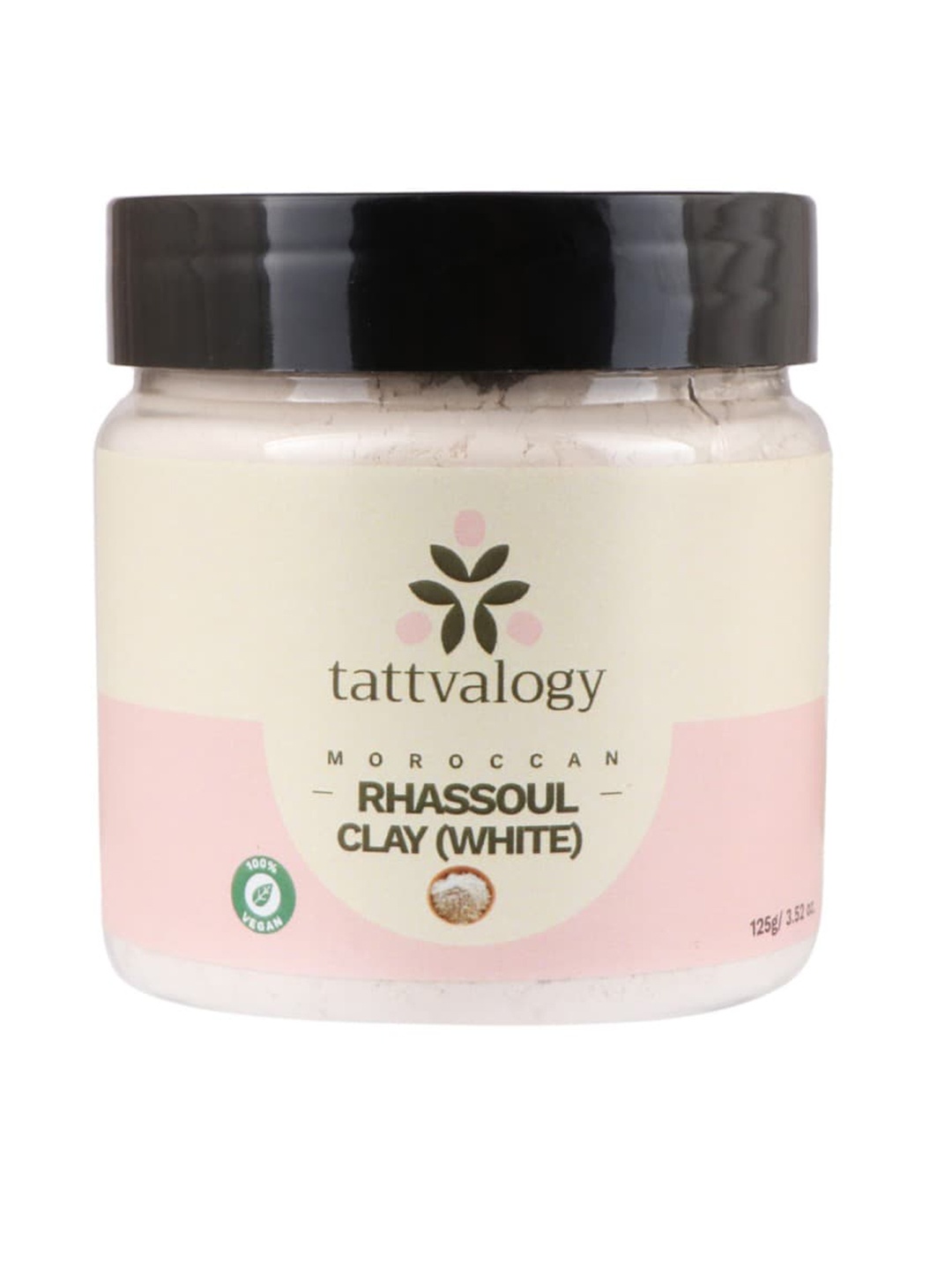 Tattvalogy Cruelty-Free & Vegan Moroccan Rhassoul White Clay Face Mask - 125 g, Pink
Tattvalogy Cruelty-Free & Vegan Moroccan Rhassoul White Clay Face Mask - 125 g, Pink