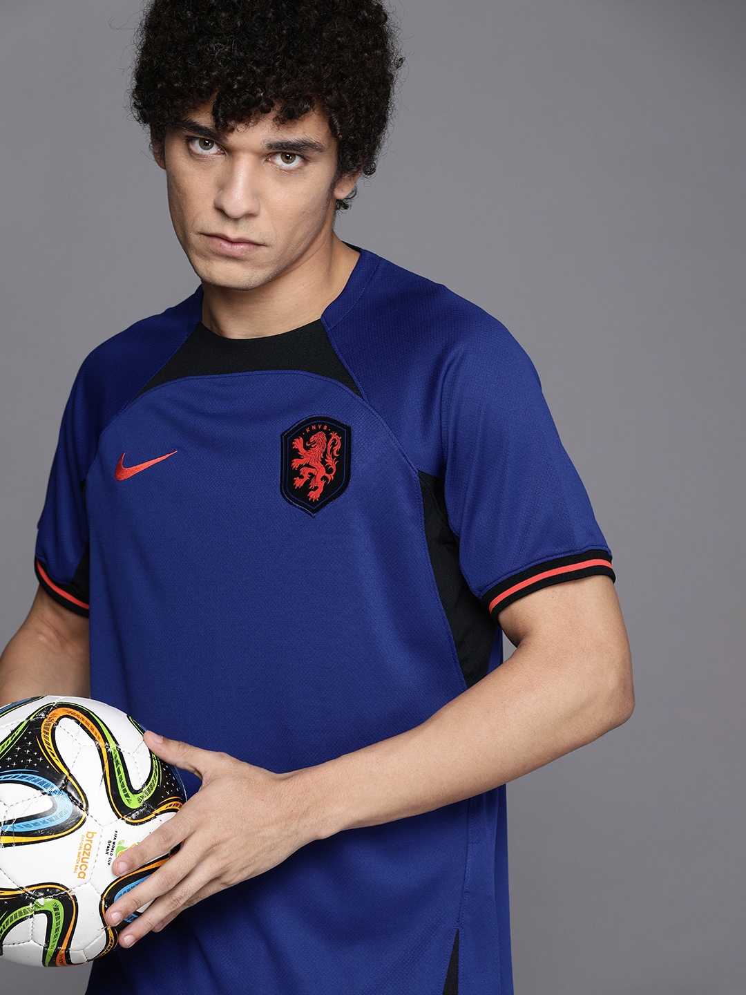 Nike Men Navy Blue Self Design Sports & Team KNVB Stadium Away Dri-FIT Football Jersey
Nike Men Navy Blue Self Design Sports & Team KNVB Stadium Away Dri-FIT Football Jersey