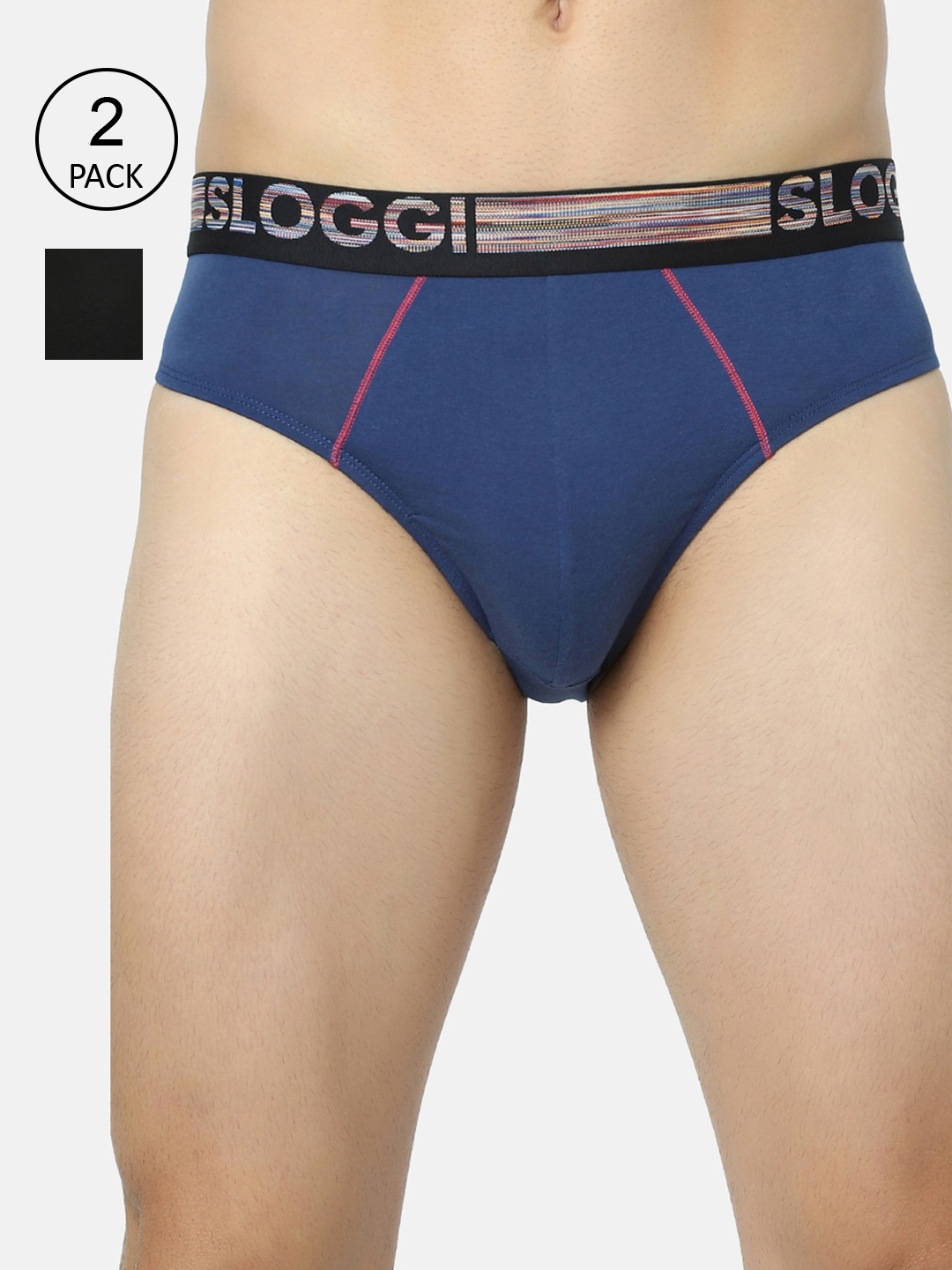 Sloggi Men Pack of 2 Go Abc Natural Ultra Soft Organic Cotton Basic Briefs, Navy blue
Sloggi Men Pack of 2 Go Abc Natural Ultra Soft Organic Cotton Basic Briefs, Navy blue