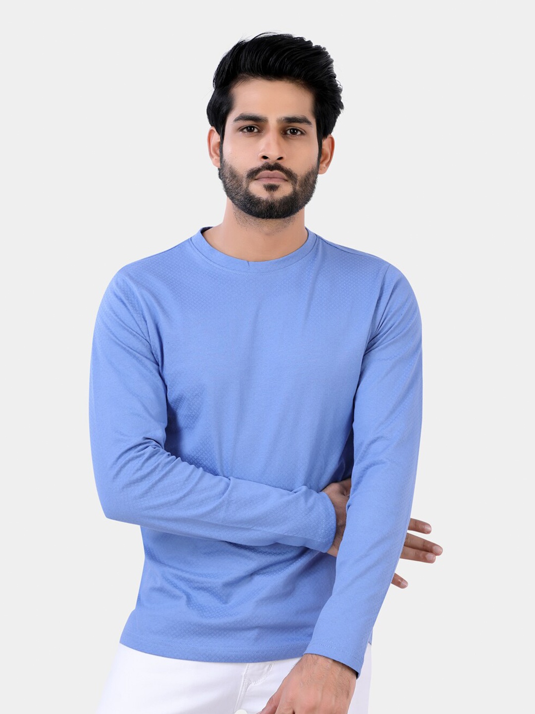 VASTRADO Men Blue T-shirt