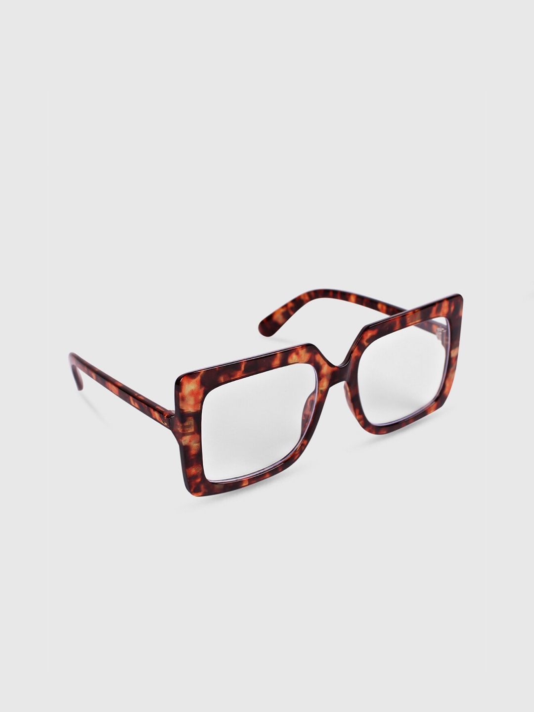 QUIRKY Unisex Clear Lens & Brown Square Sunglasses with UV Protected Lens, Transparent
QUIRKY Unisex Clear Lens & Brown Square Sunglasses with UV Protected Lens, Transparent
