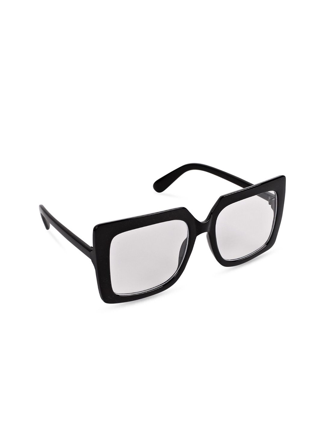 QUIRKY Unisex Clear Lens & Black Square Sunglasses with UV Protected Lens, Transparent
QUIRKY Unisex Clear Lens & Black Square Sunglasses with UV Protected Lens, Transparent