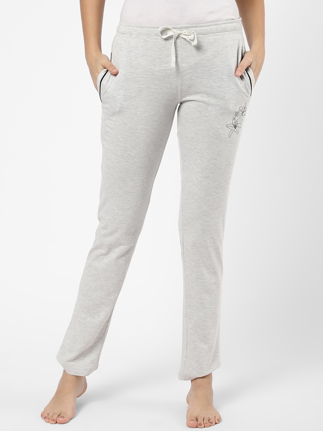 Sweet Dreams Women White Solid Lounge Pants