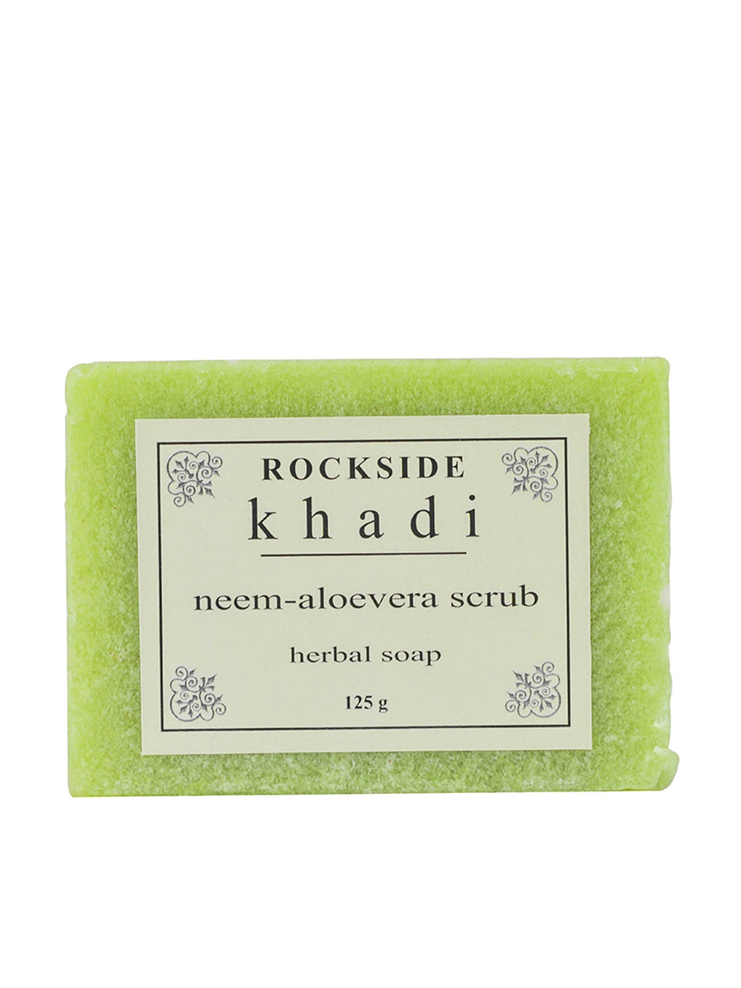 ROCKSIDE KHADI Herbal Neem-Aloevera Scrub Paraben Free Soap - 125 g, Fluorescent green
ROCKSIDE KHADI Herbal Neem-Aloevera Scrub Paraben Free Soap - 125 g, Fluorescent green