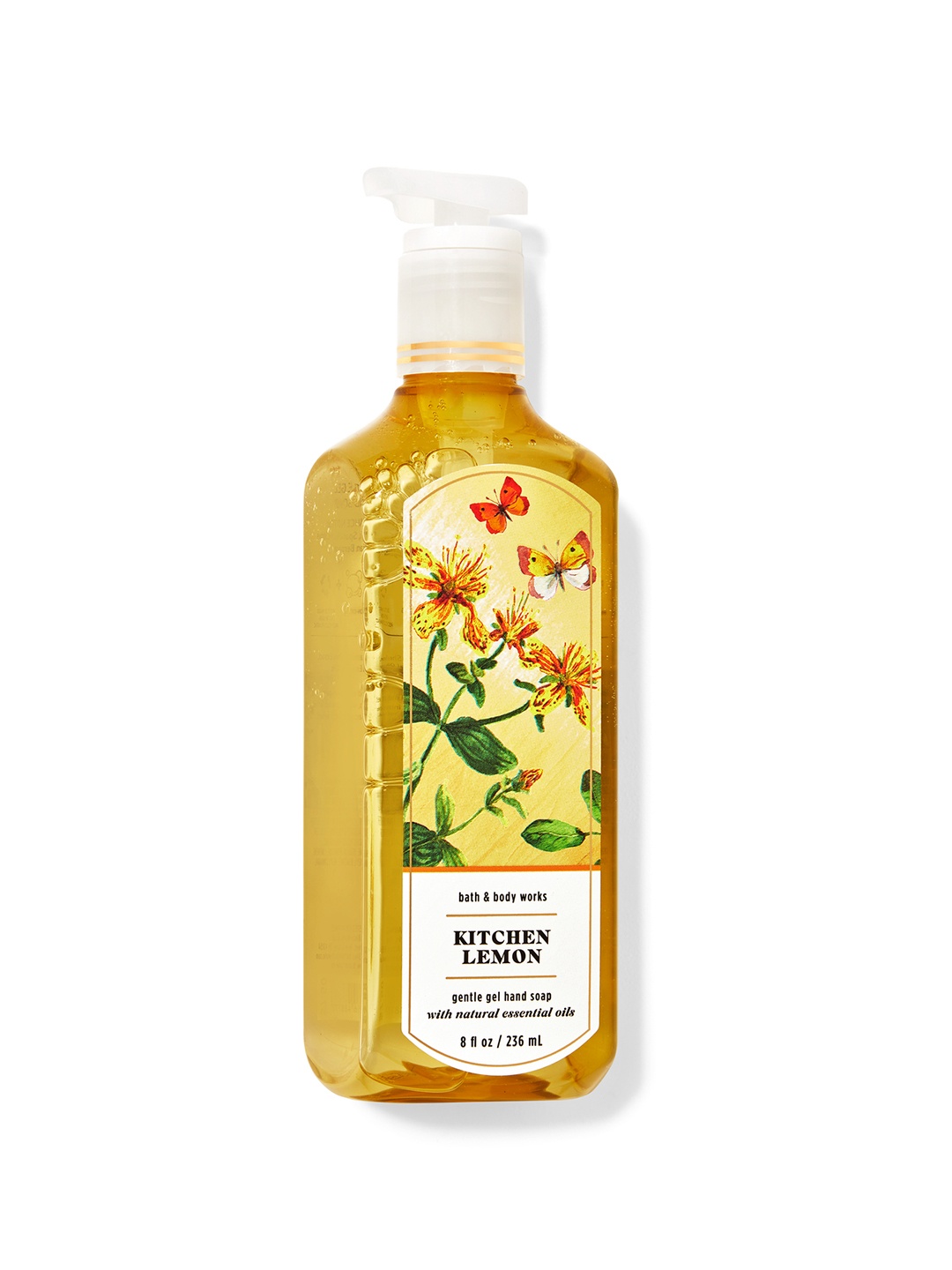 Bath & Body Works Kitchen Lemon Gentle Gel Hand Soap with Essential Oils - 236 ml, Yellow
Bath & Body Works Kitchen Lemon Gentle Gel Hand Soap with Essential Oils - 236 ml, Yellow