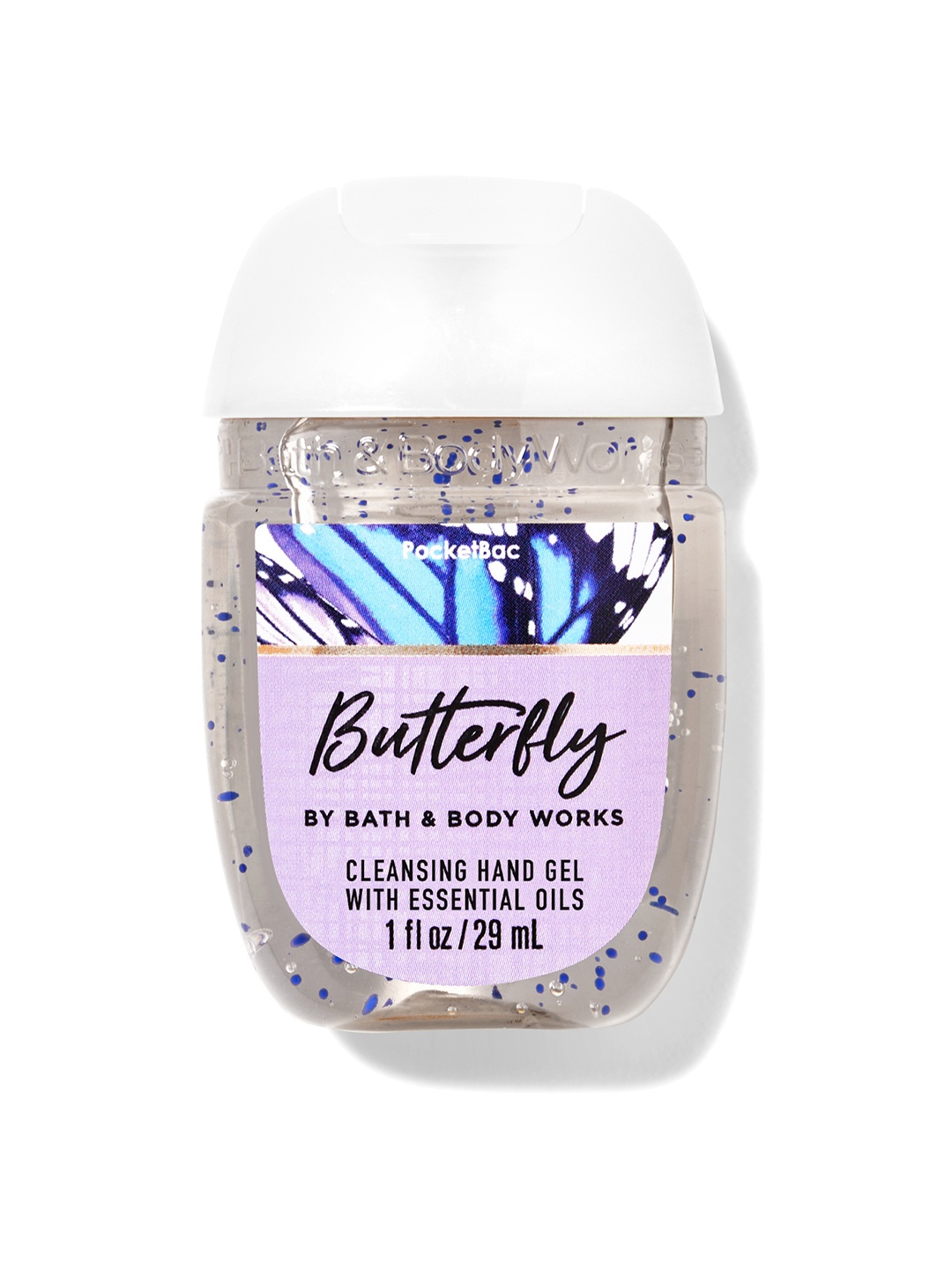 Bath & Body Works Butterfly Cleansing Hand Gel with Shea Extracts & Aloevera - 29 ml, Purple
Bath & Body Works Butterfly Cleansing Hand Gel with Shea Extracts & Aloevera - 29 ml, Purple