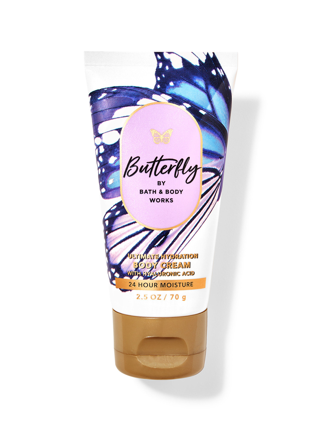 Bath & Body Works Butterfly Travel Size Ultimate Hydration Body Cream with HA - 70 g, White
Bath & Body Works Butterfly Travel Size Ultimate Hydration Body Cream with HA - 70 g, White