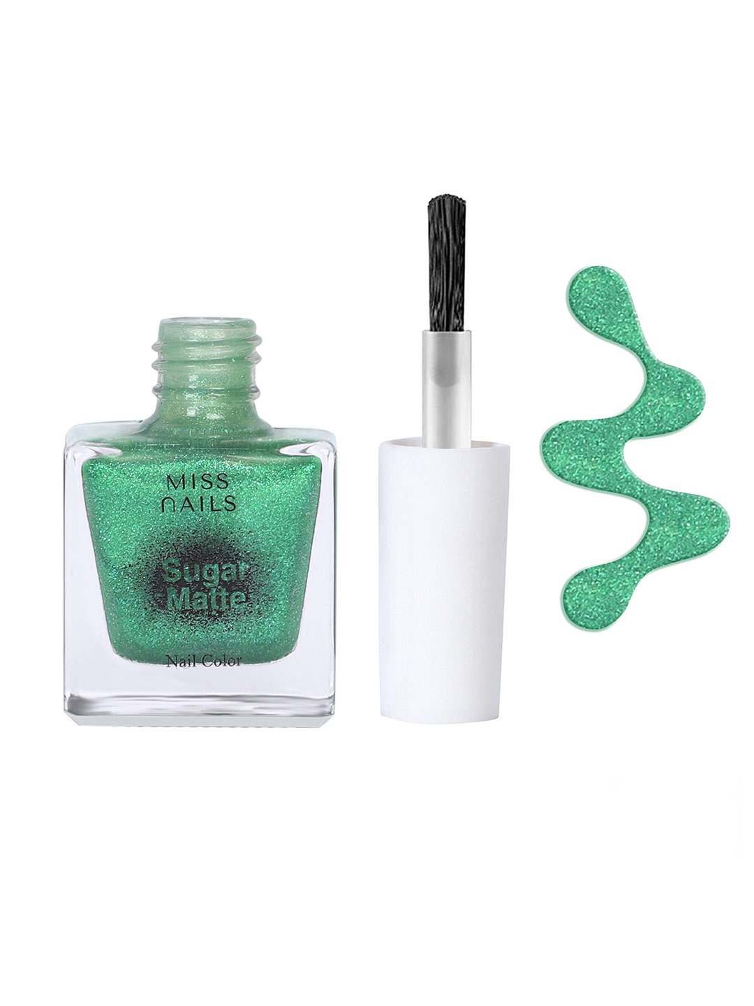 MISS NAILS Sugar Matte Collection Vegan Toxic-Free Quick-Dry Nail Polish 8ml - Shade SM51, Green
MISS NAILS Sugar Matte Collection Vegan Toxic-Free Quick-Dry Nail Polish 8ml - Shade SM51, Green