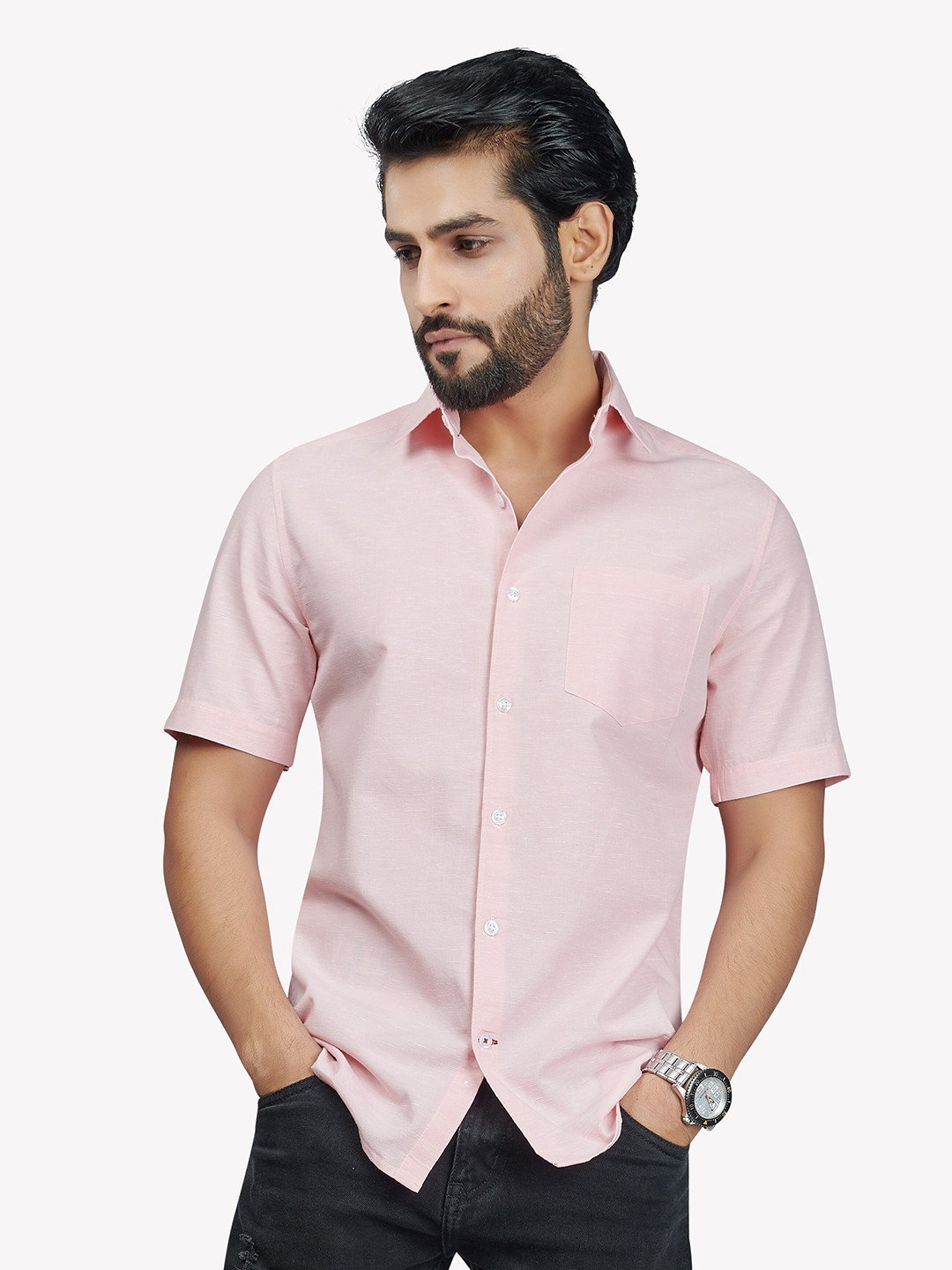 VASTRADO Men Pink Relaxed Casual Shirt
VASTRADO Men Pink Relaxed Casual Shirt