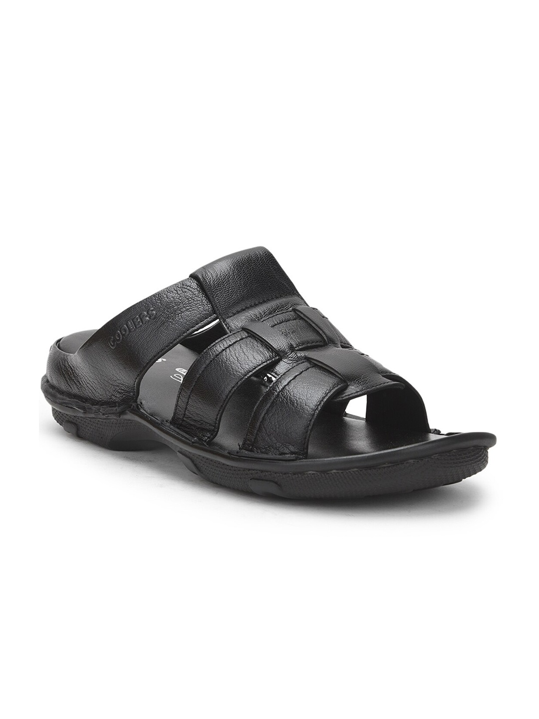 Liberty Men Black Comfort Sandals