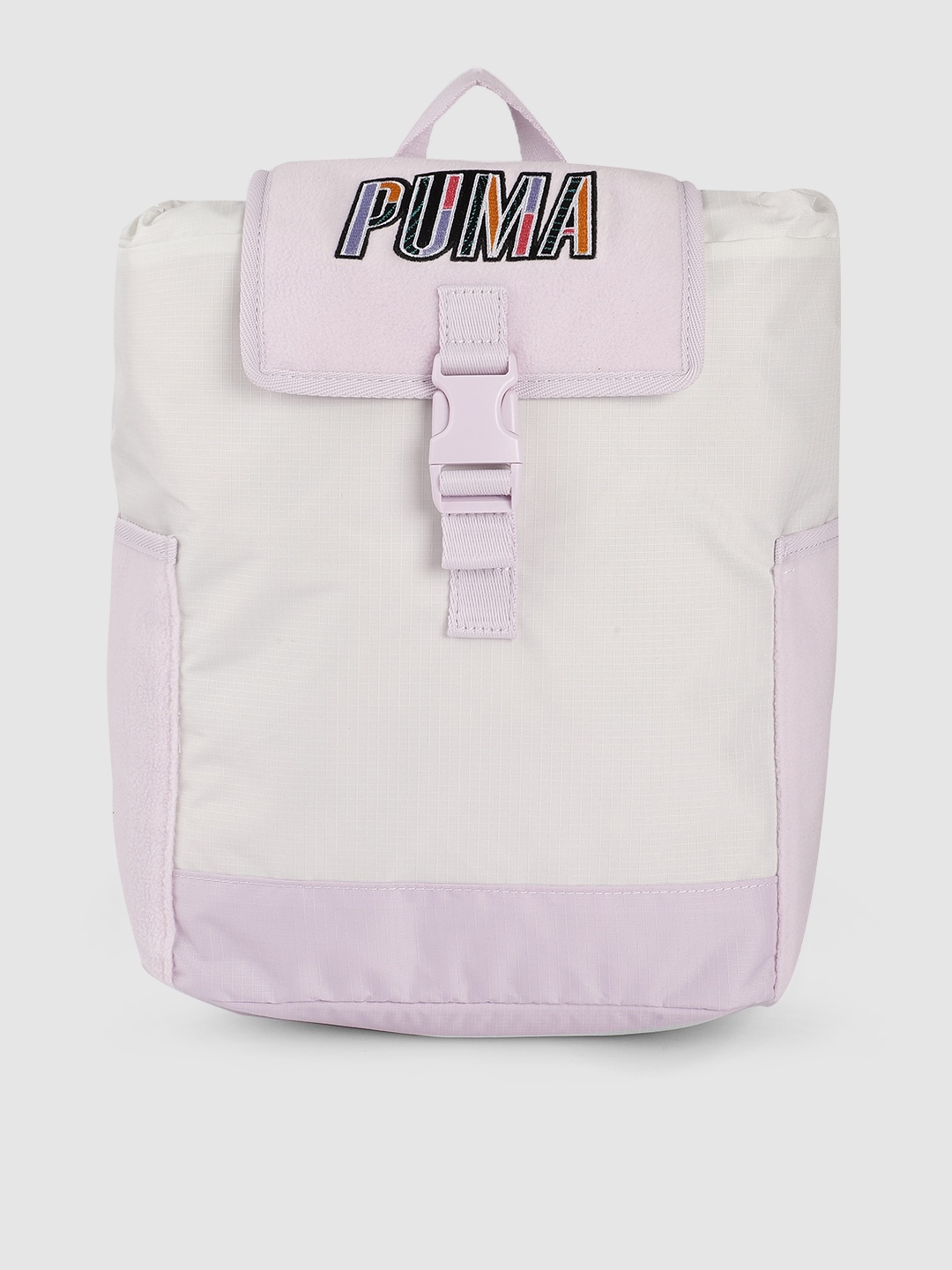 Puma Women Lavender & White Colourblocked Brand Logo Prime Street Backpack
Puma Women Lavender & White Colourblocked Brand Logo Prime Street Backpack