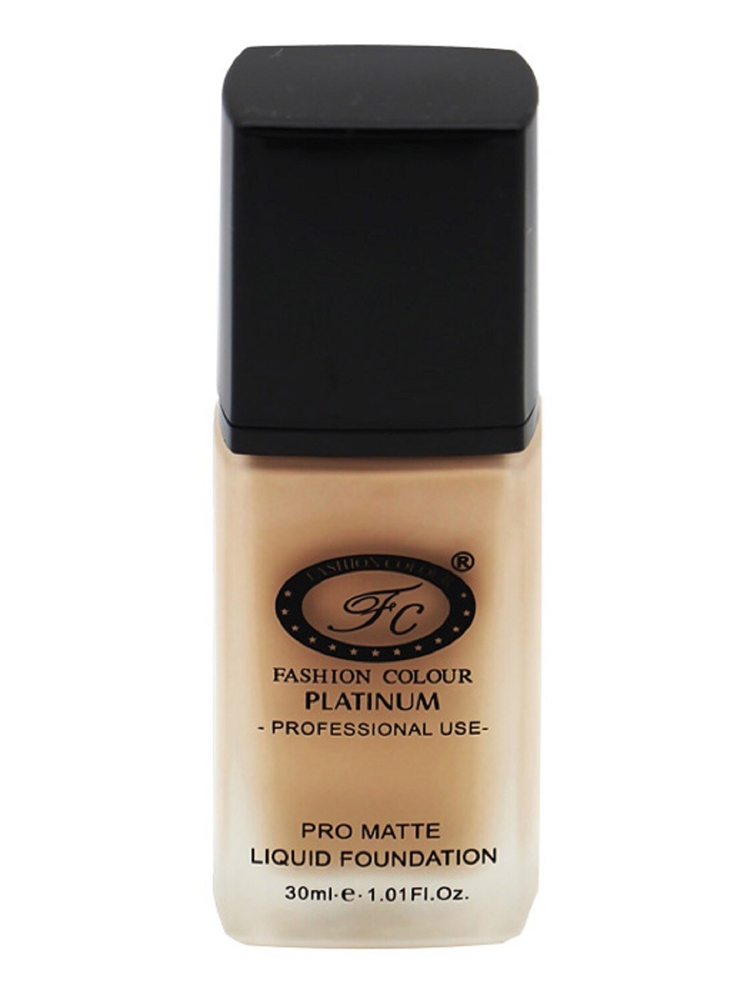 Fashion Colour Platinum Pro Matte Fade-Proof Longwear Liquid Foundation 30 ml - Sun, Beige
Fashion Colour Platinum Pro Matte Fade-Proof Longwear Liquid Foundation 30 ml - Sun, Beige