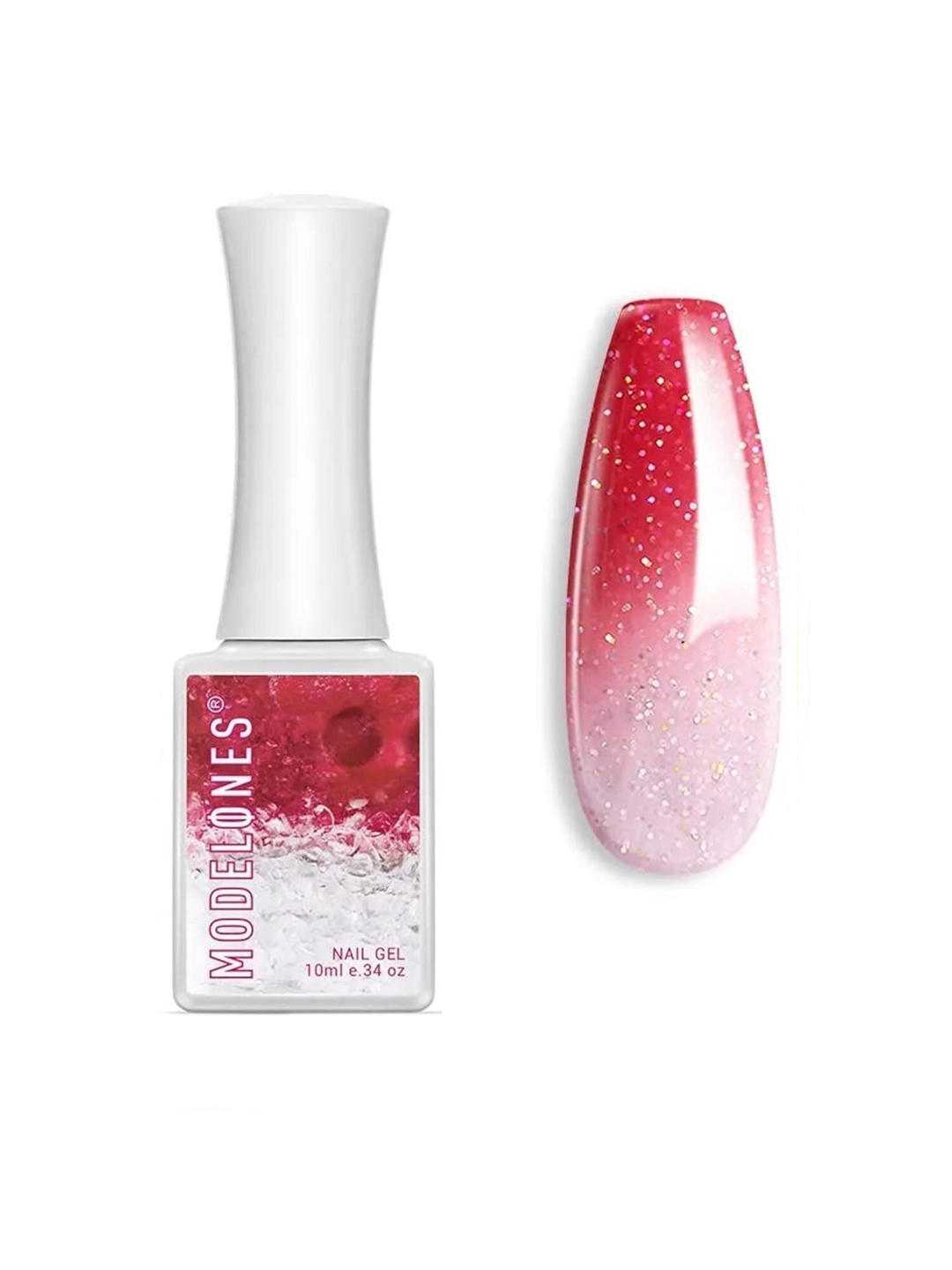 Modelones Glitter Holiday Mood Temperature Color Changing Gel Nail Polish 10ml - Shade 057, Red
Modelones Glitter Holiday Mood Temperature Color Changing Gel Nail Polish 10ml - Shade 057, Red