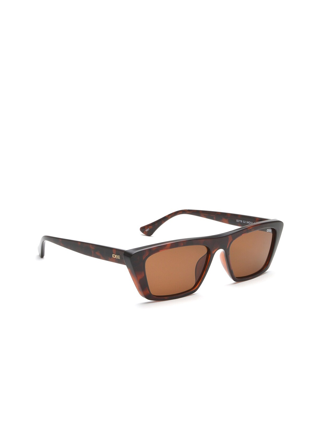 IDEE Women Brown Lens & Black Rectangle Sunglasses with UV Protected Lens IDS2778C2SG
IDEE Women Brown Lens & Black Rectangle Sunglasses with UV Protected Lens IDS2778C2SG