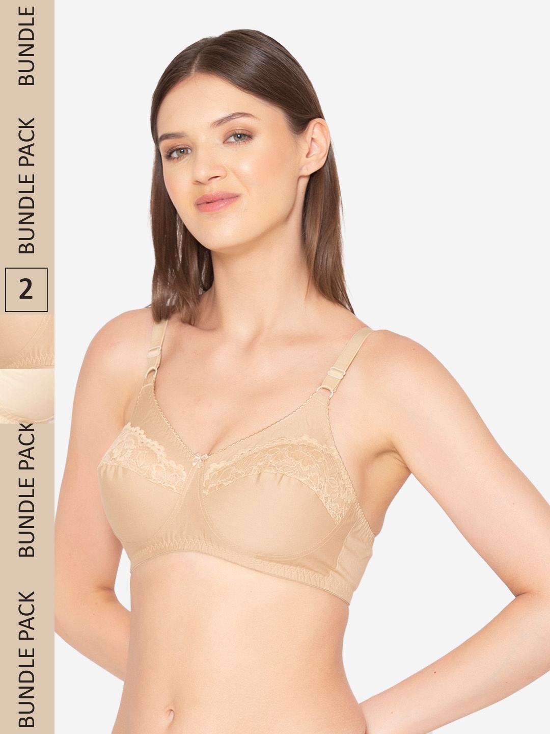 GROVERSONS Paris Beauty Women's Cotton Full coverage Non-Padded Non-Wired Bra-COMB02, Cream
GROVERSONS Paris Beauty Women's Cotton Full coverage Non-Padded Non-Wired Bra-COMB02, Cream