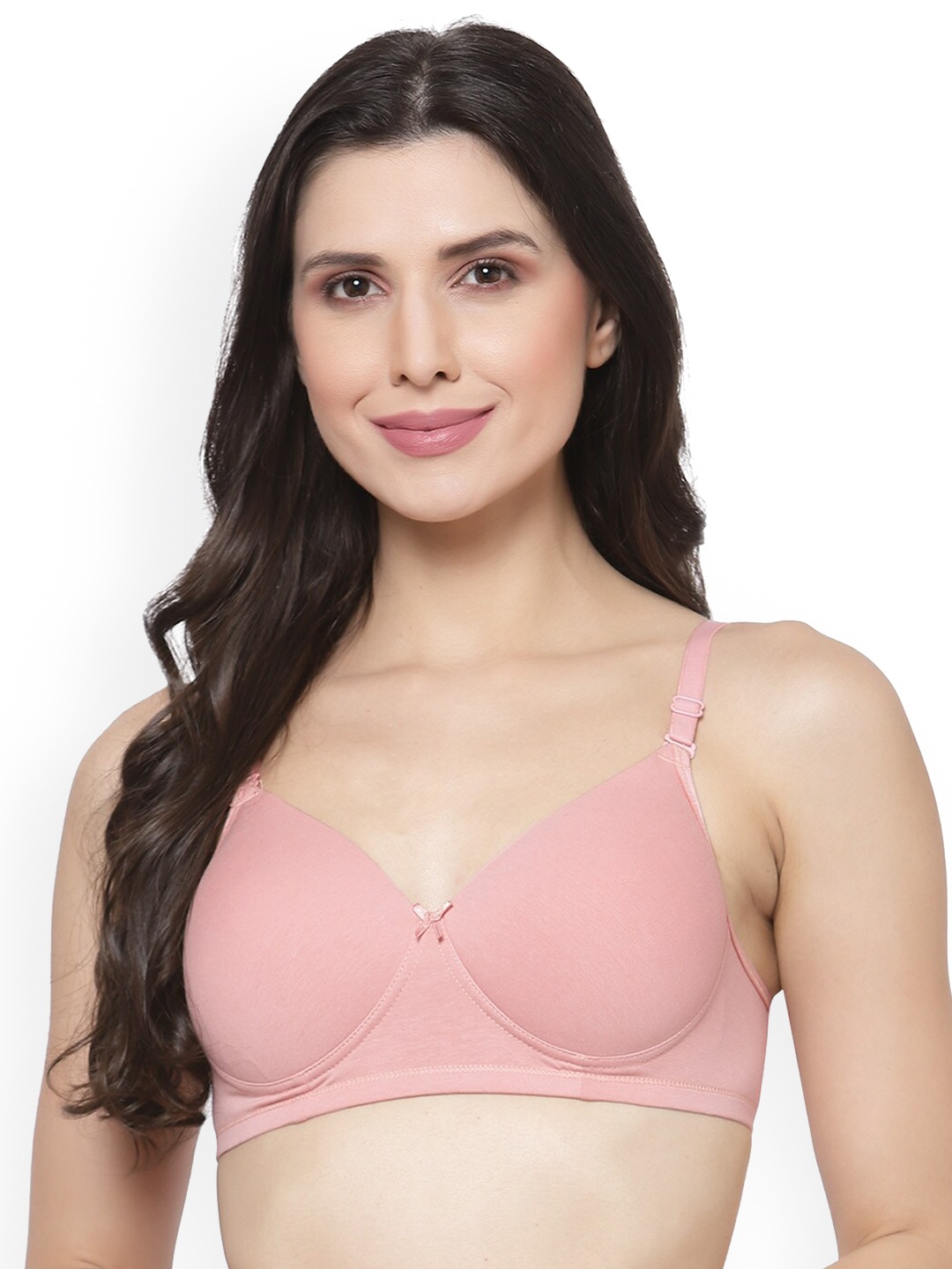 Prag & Co Women Peach-Coloured Non Wired Padded Medium Coverage T shirt Bra-AB40330BP
Prag & Co Women Peach-Coloured Non Wired Padded Medium Coverage T shirt Bra-AB40330BP