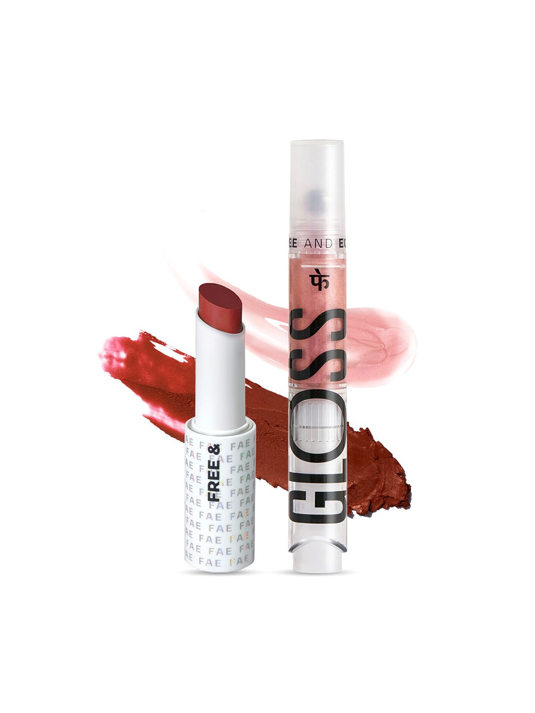 FAE BEAUTY Set of Modern Matte Lipstick - Magnetic & Glaws Lip Gloss - Emerging, Pink
FAE BEAUTY Set of Modern Matte Lipstick - Magnetic & Glaws Lip Gloss - Emerging, Pink
