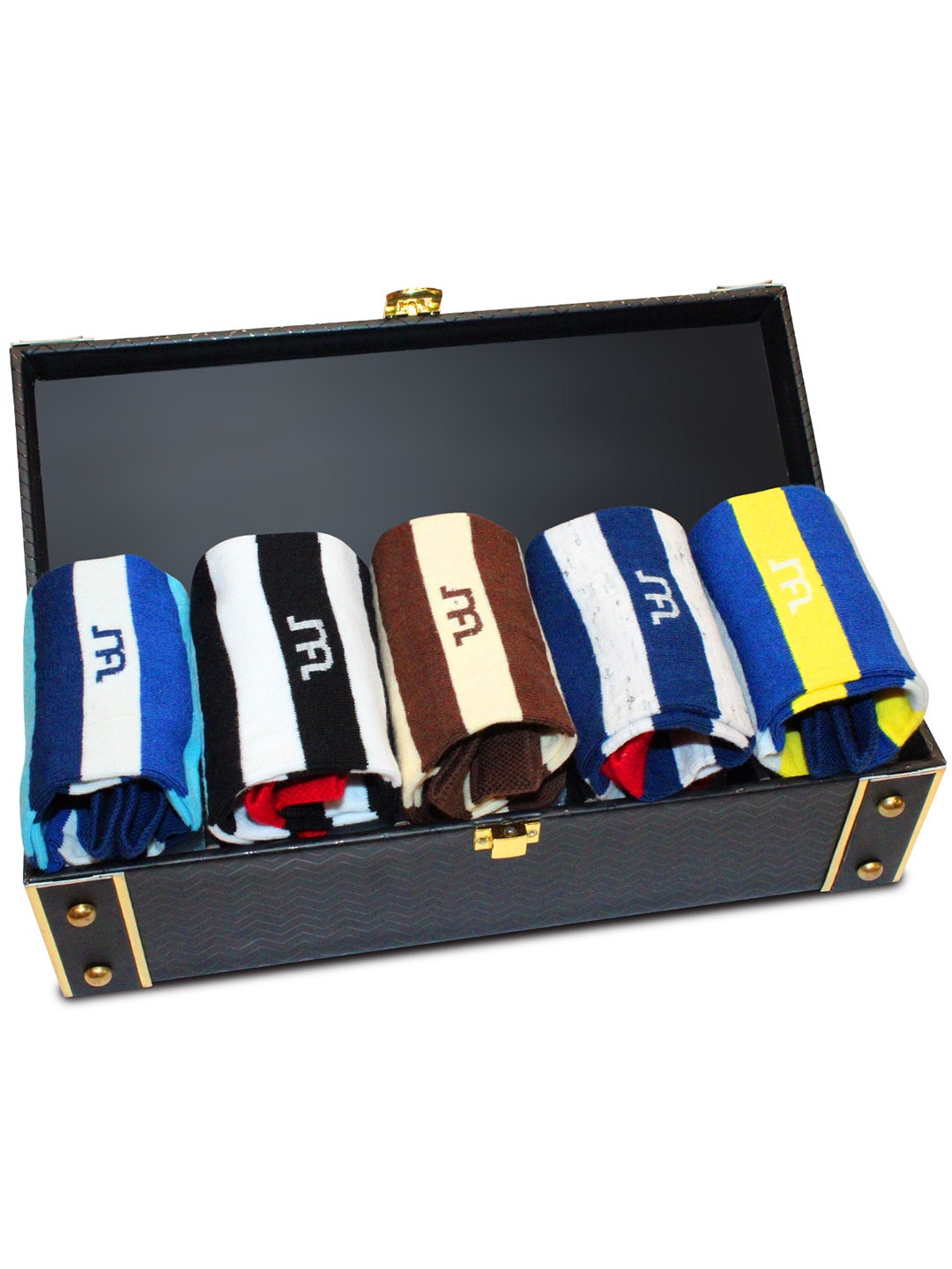 Man Arden Pack of 5 The Stripe Sage Designer Edition Moisture & Quick Drying Socks, Multi
Man Arden Pack of 5 The Stripe Sage Designer Edition Moisture & Quick Drying Socks, Multi