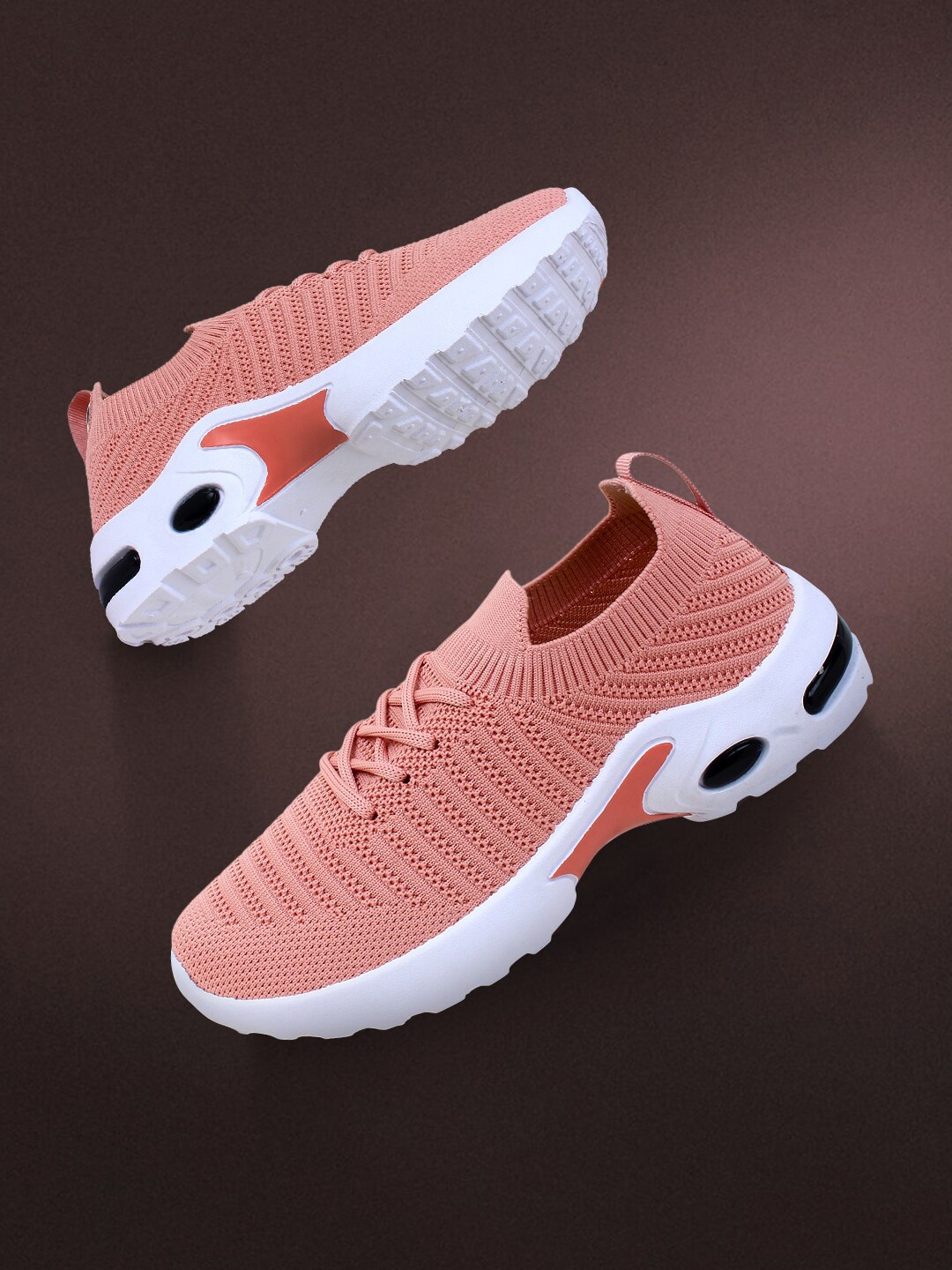 Champs Women Pink Mesh Running Non-Marking Shoes