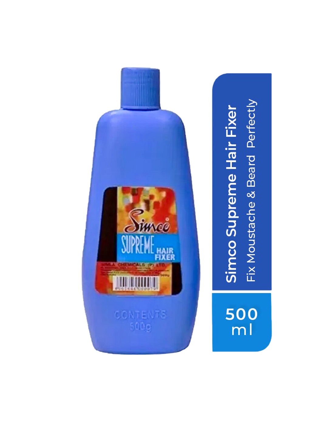 Simco Men Supreme Beard & Moustache Hair Fixer with Extra Hold & Shine - 500 ml, Blue
Simco Men Supreme Beard & Moustache Hair Fixer with Extra Hold & Shine - 500 ml, Blue