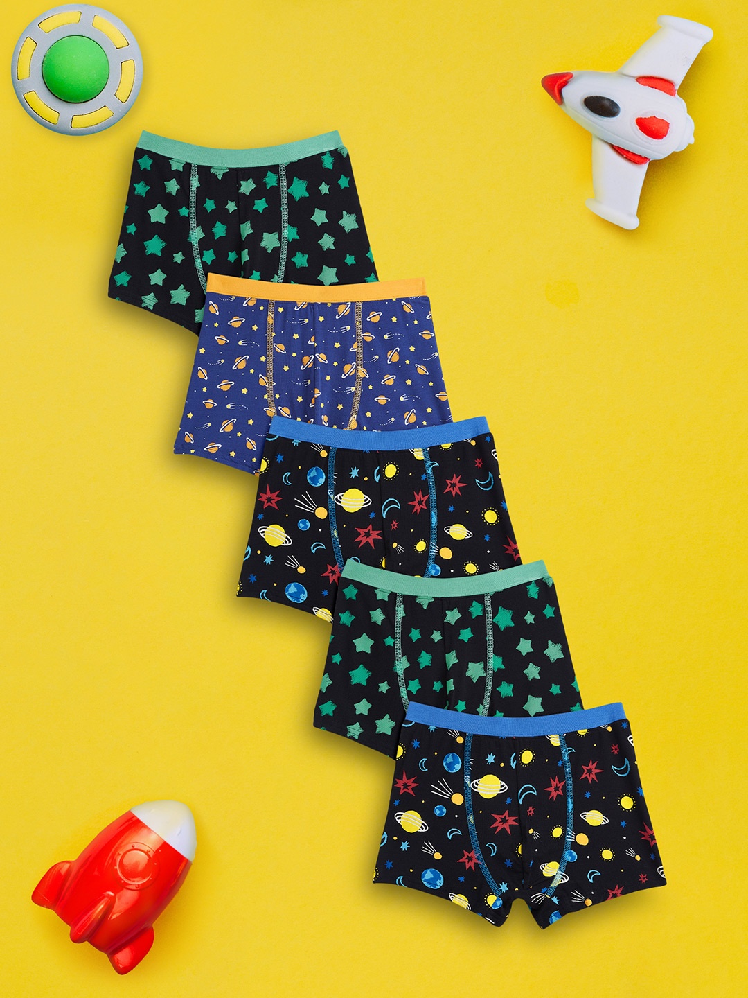 XY Life Boys Pack Of 5 Printed Astro Intellisoft Tencel Modal Trunks LBTRNK5PCKN02, Blue
XY Life Boys Pack Of 5 Printed Astro Intellisoft Tencel Modal Trunks LBTRNK5PCKN02, Blue