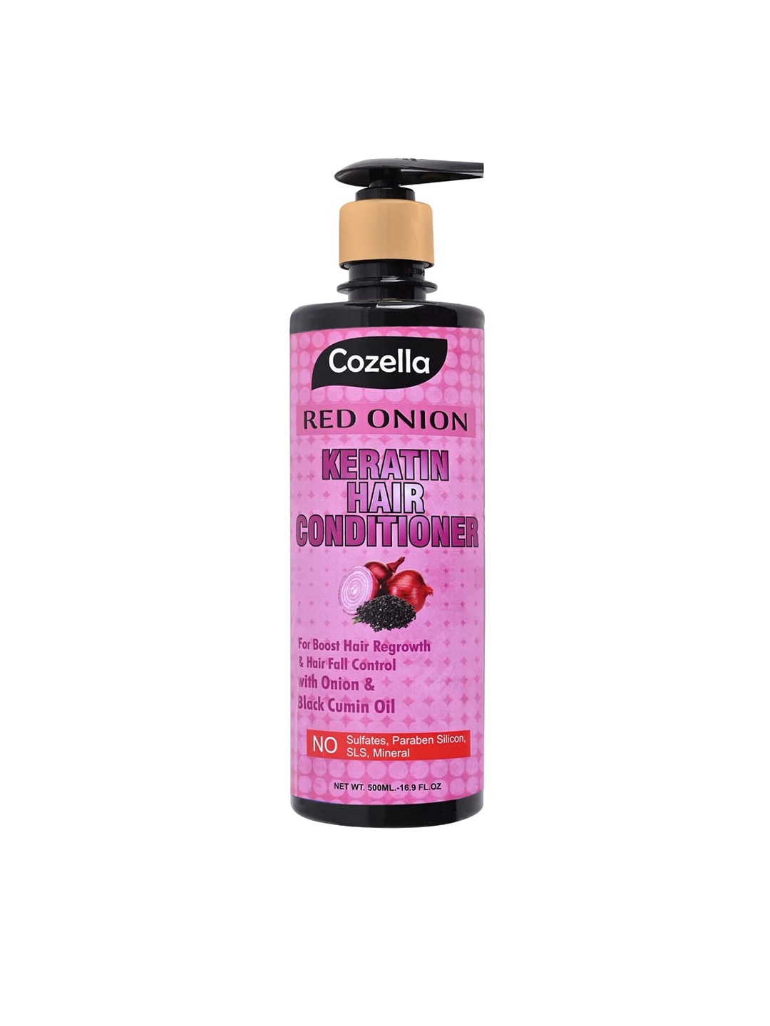 COZELLA Hair Fall Control Red Onion Keratin Hair Conditioner with Black Cumin Oil - 500 ml, Purple
COZELLA Hair Fall Control Red Onion Keratin Hair Conditioner with Black Cumin Oil - 500 ml, Purple