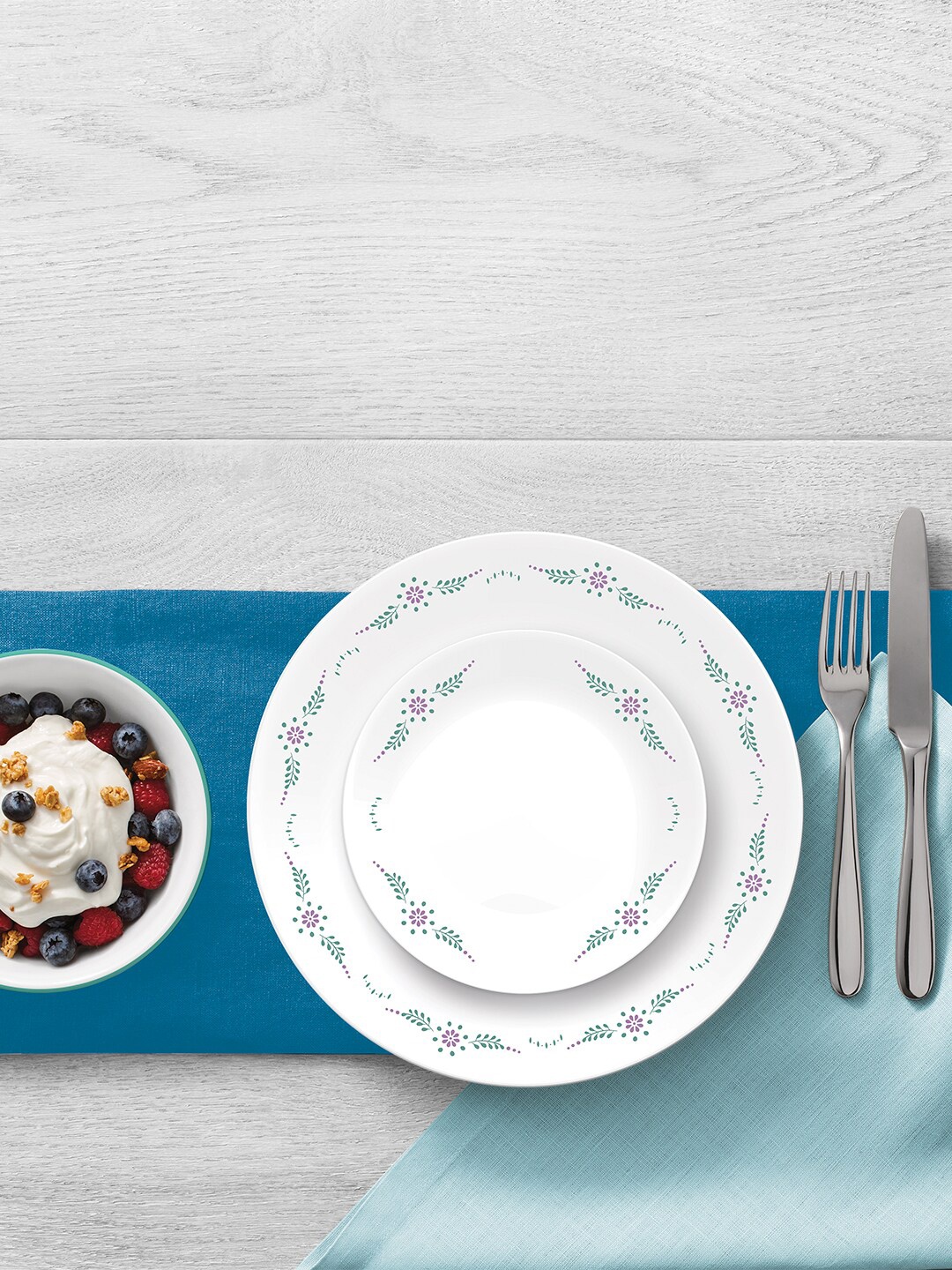 Corelle White & Green 7 Pieces Dishwasher & Microwave Safe Vitrelle Glass Dinner Set
Corelle White & Green 7 Pieces Dishwasher & Microwave Safe Vitrelle Glass Dinner Set
