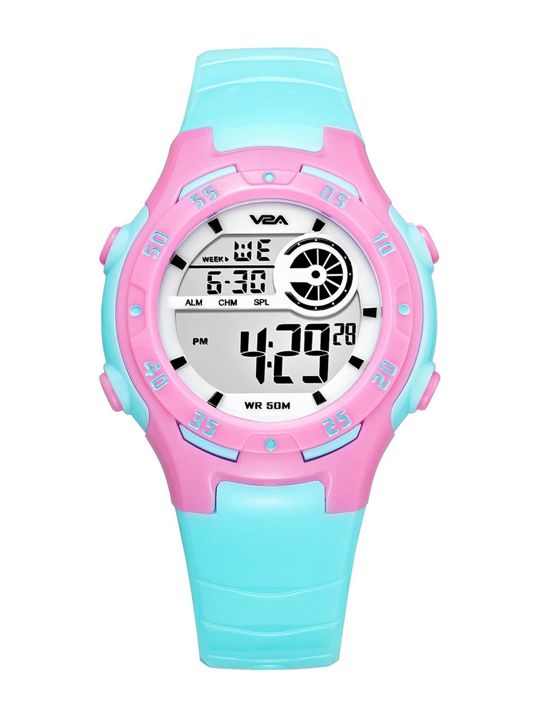 V2A Girls Pink Embellished Dial & Blue Straps Digital Multi Function Watch DK201-Blue
V2A Girls Pink Embellished Dial & Blue Straps Digital Multi Function Watch DK201-Blue