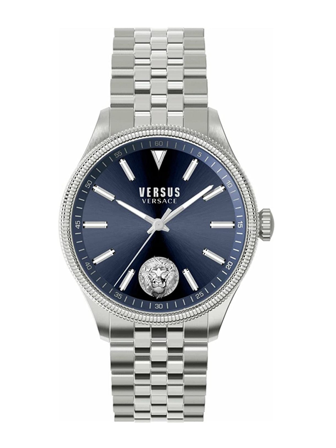 Versus Men Blue Dial &Silver Toned Stainless Steel Bracelet Style Analogue Watch-VSPHI4021
Versus Men Blue Dial &Silver Toned Stainless Steel Bracelet Style Analogue Watch-VSPHI4021