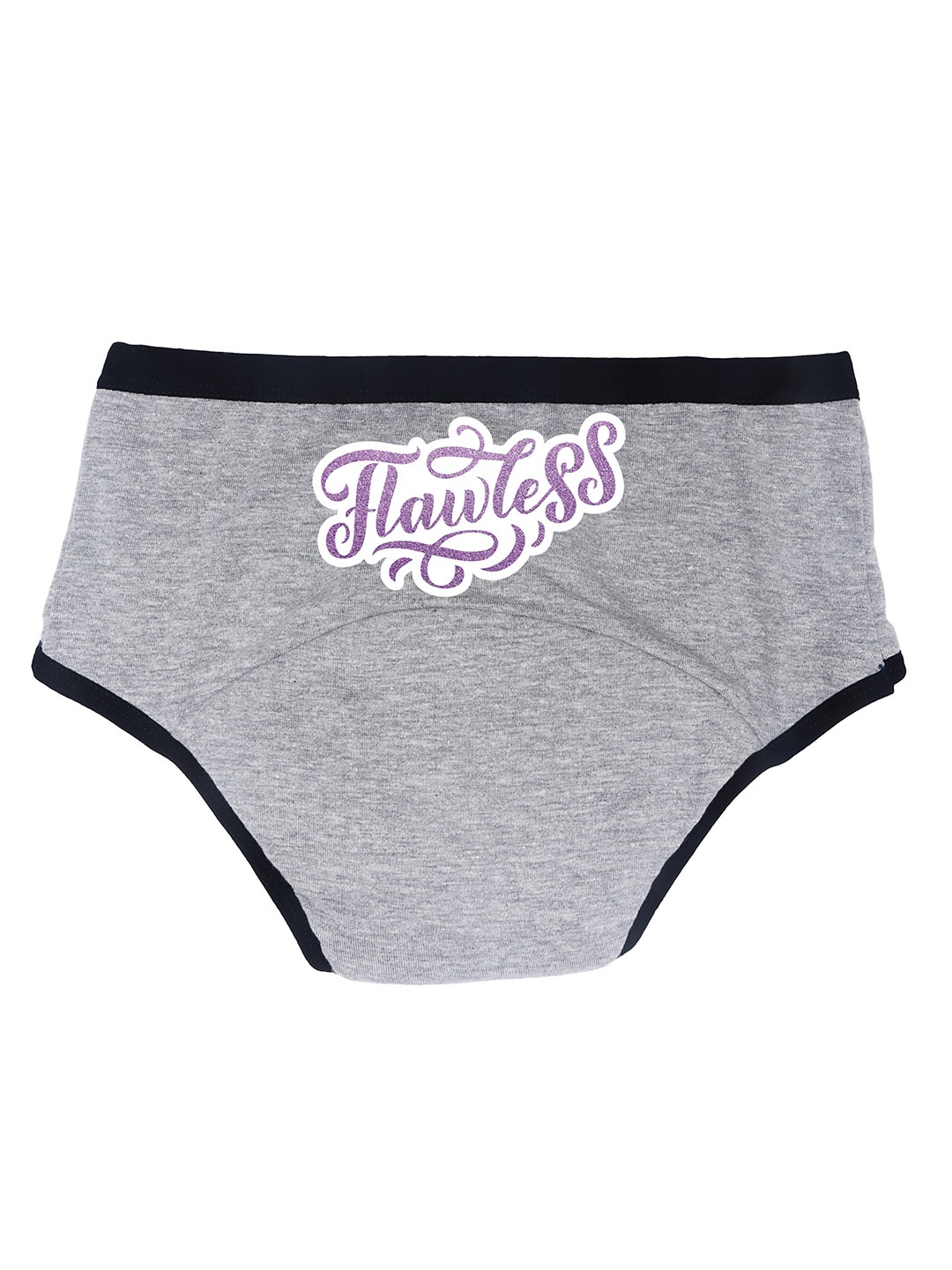 DChica Teen Girls Grey & Black Print Eco-Friendly Anti Microbial Lining Period Briefs, Grey melange
DChica Teen Girls Grey & Black Print Eco-Friendly Anti Microbial Lining Period Briefs, Grey melange