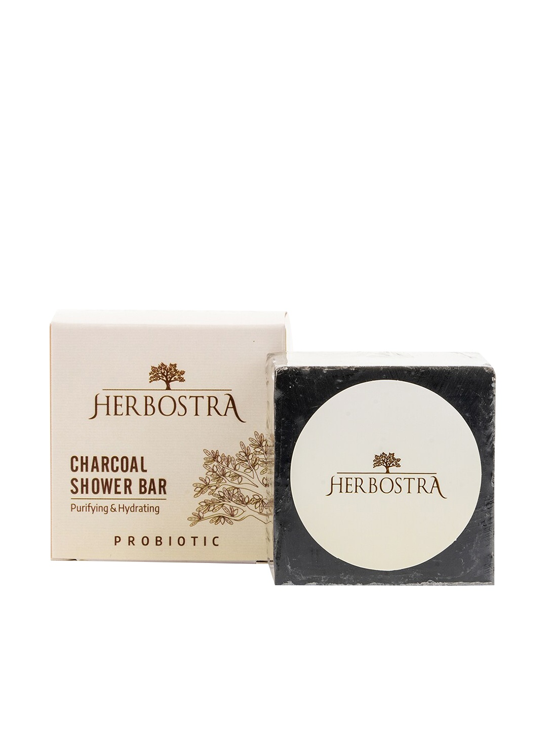 Herbostra Probiotic Purifying & Hydrating Charcoal Shower Bar with Aloe Vera - 125 ml, Beige
Herbostra Probiotic Purifying & Hydrating Charcoal Shower Bar with Aloe Vera - 125 ml, Beige
