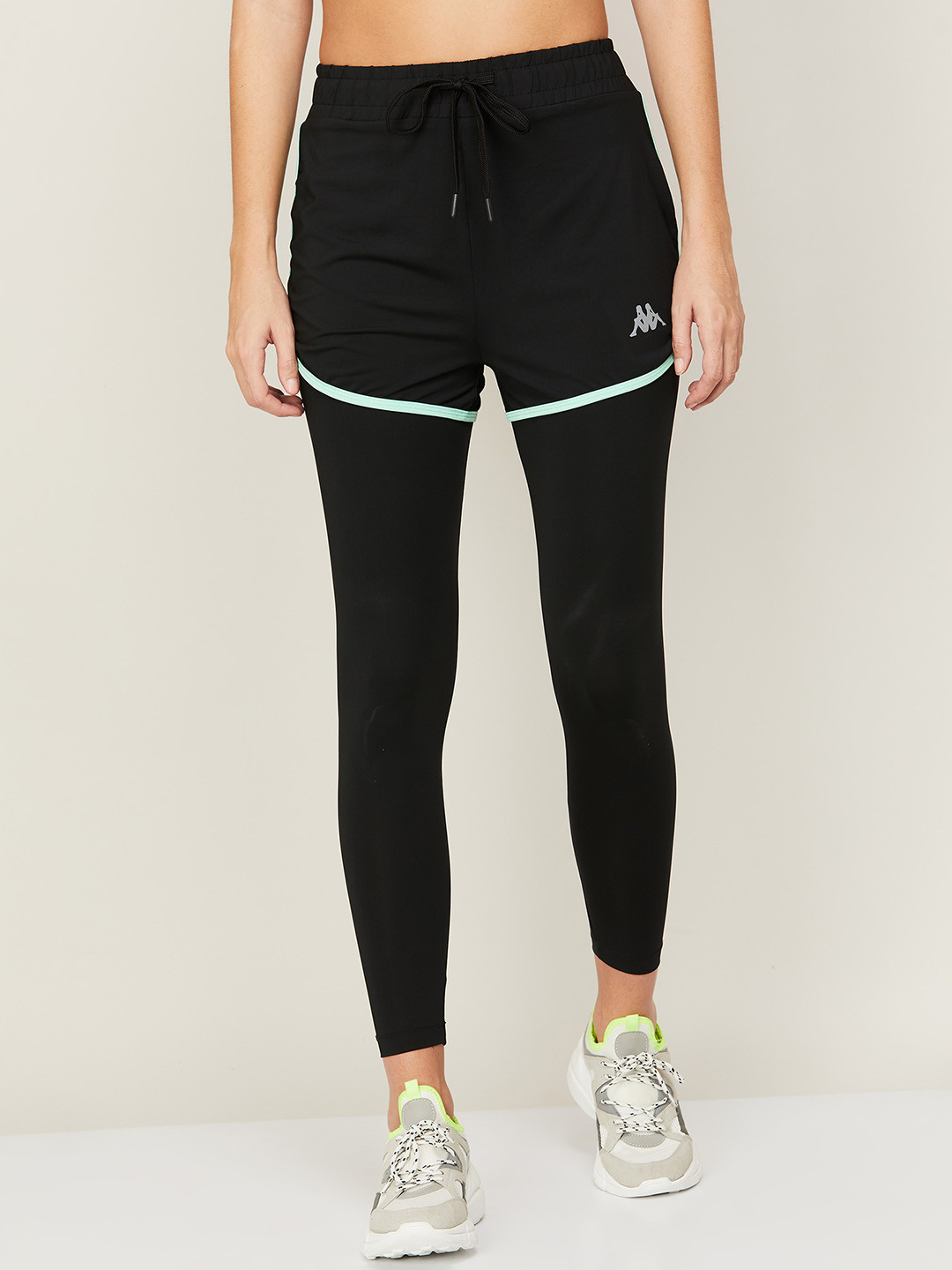 Kappa Women Black Solid Tights
Kappa Women Black Solid Tights