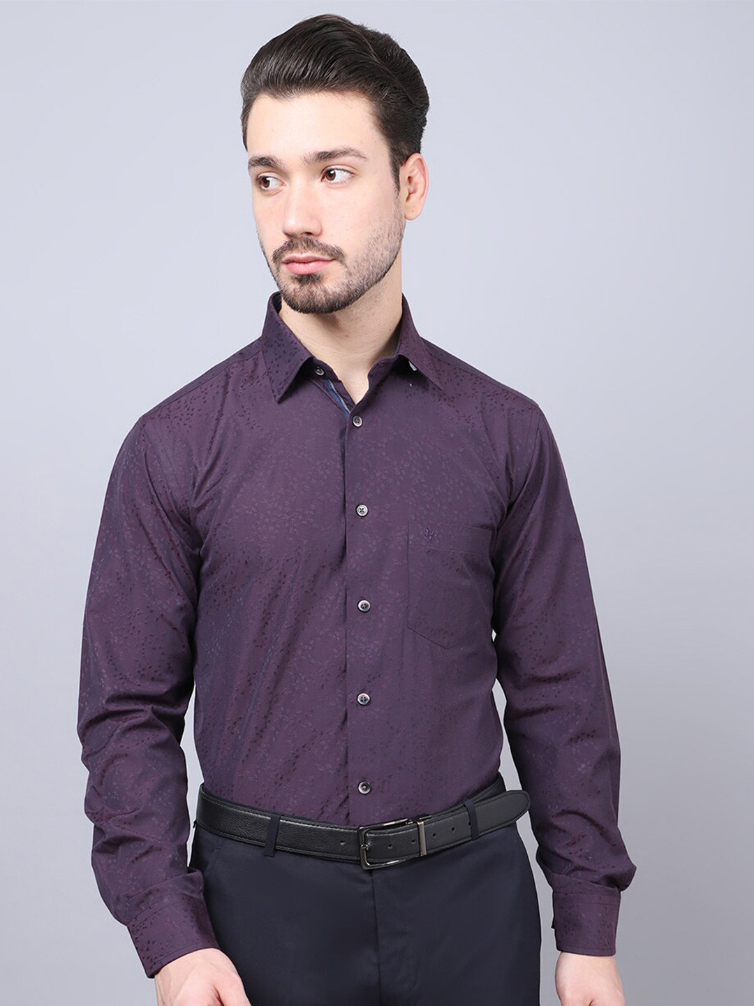 Cantabil Men Maroon Printed Formal Shirt
Cantabil Men Maroon Printed Formal Shirt