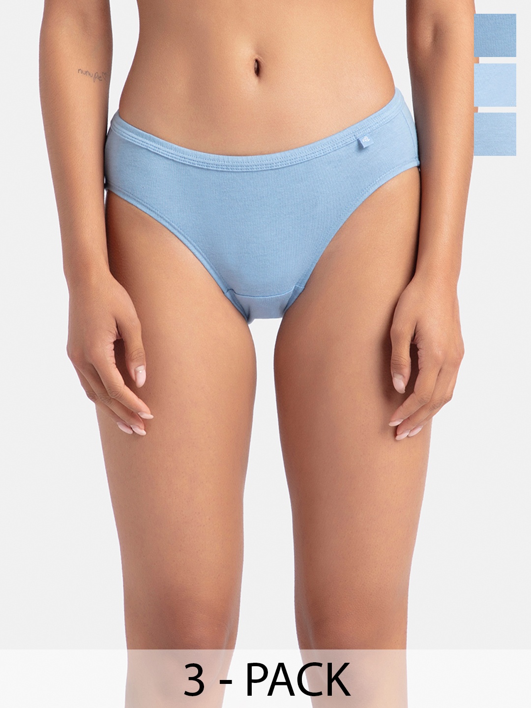 Jockey Pack of 3 Medium Coverage Super Combed Cotton StayFresh Bikini-1410, Assorted
Jockey Pack of 3 Medium Coverage Super Combed Cotton StayFresh Bikini-1410, Assorted