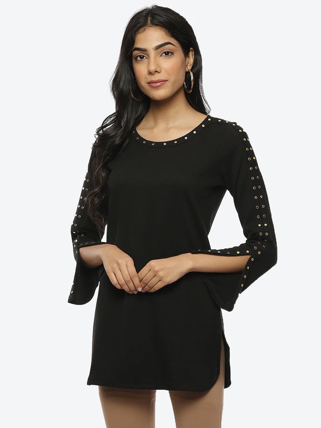 Lakshita Women Black Modal Kurti