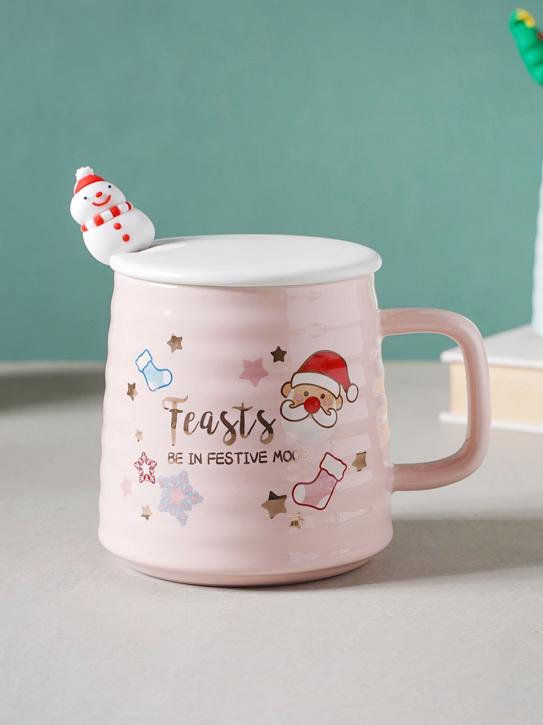 Nestasia Pink Dishwasher And Microwave Safe Ceramic Matte Cup with Lid & Spoon 360 ml
Nestasia Pink Dishwasher And Microwave Safe Ceramic Matte Cup with Lid & Spoon 360 ml