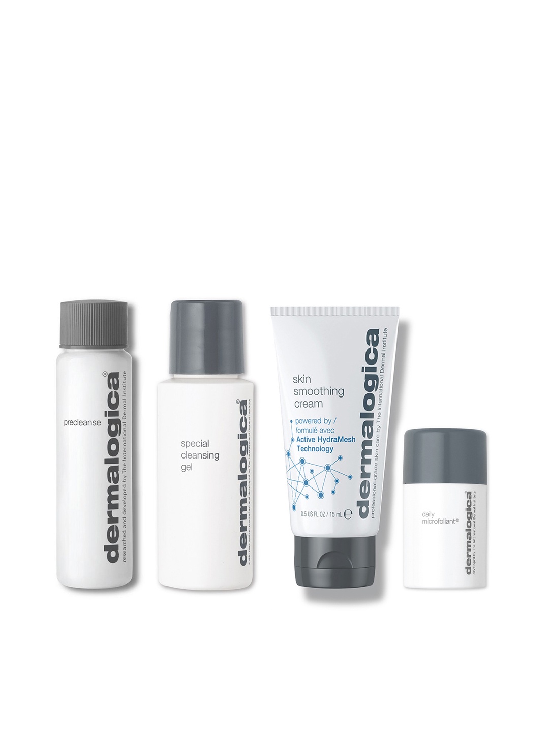 Dermalogica Set of Face Scrub 13g + Face Wash 50ml + Cleansing Oil 30ml + Moisturiser 15ml, White
Dermalogica Set of Face Scrub 13g + Face Wash 50ml + Cleansing Oil 30ml + Moisturiser 15ml, White